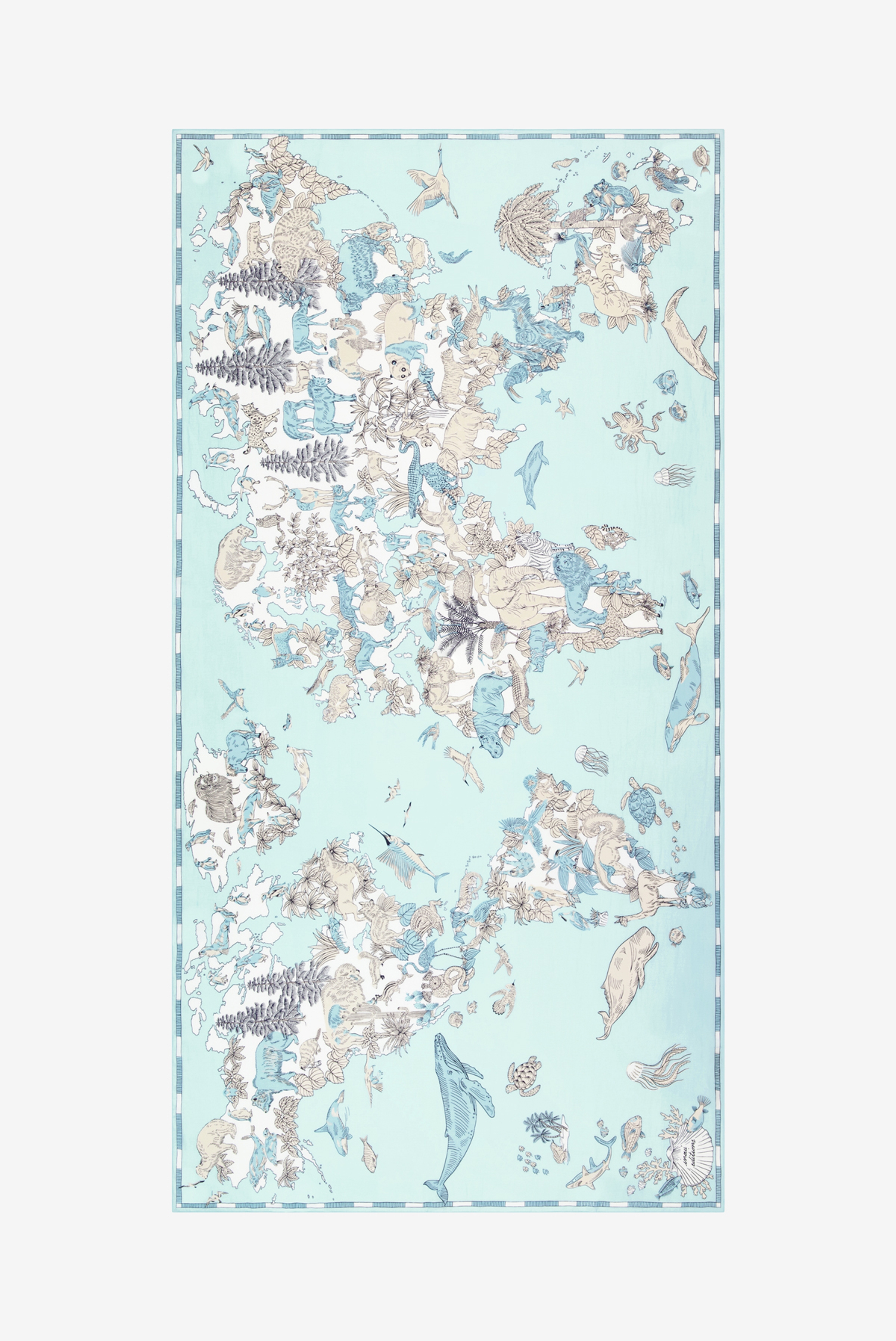 Scarf 100 - Atlas - Turquoise