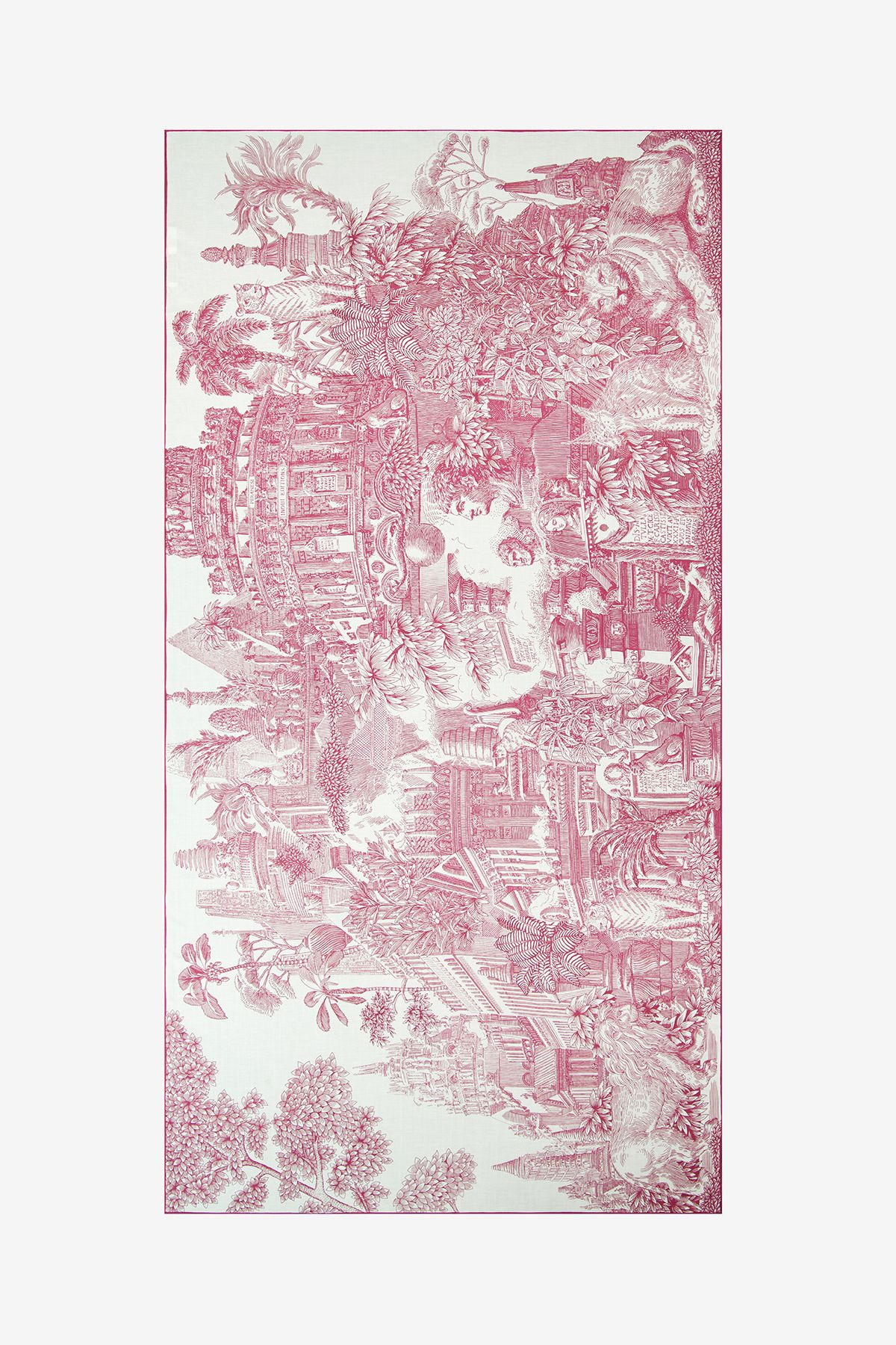 Scarf 100 - Piranesi - Red