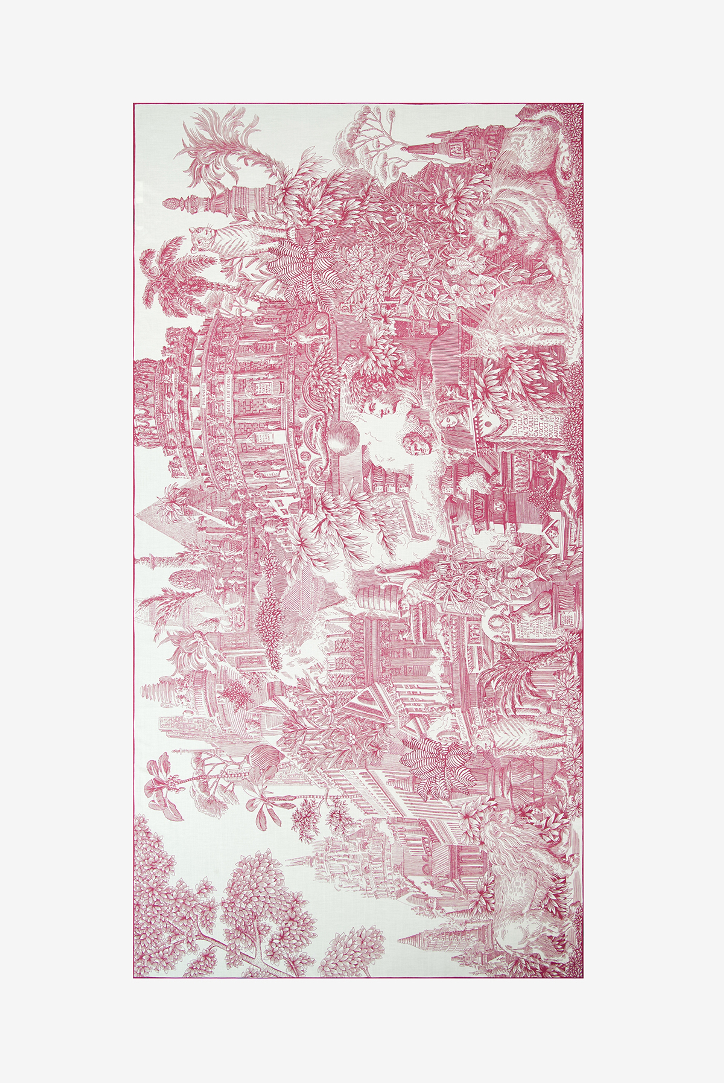 Scarf 100 - Piranesi - Red