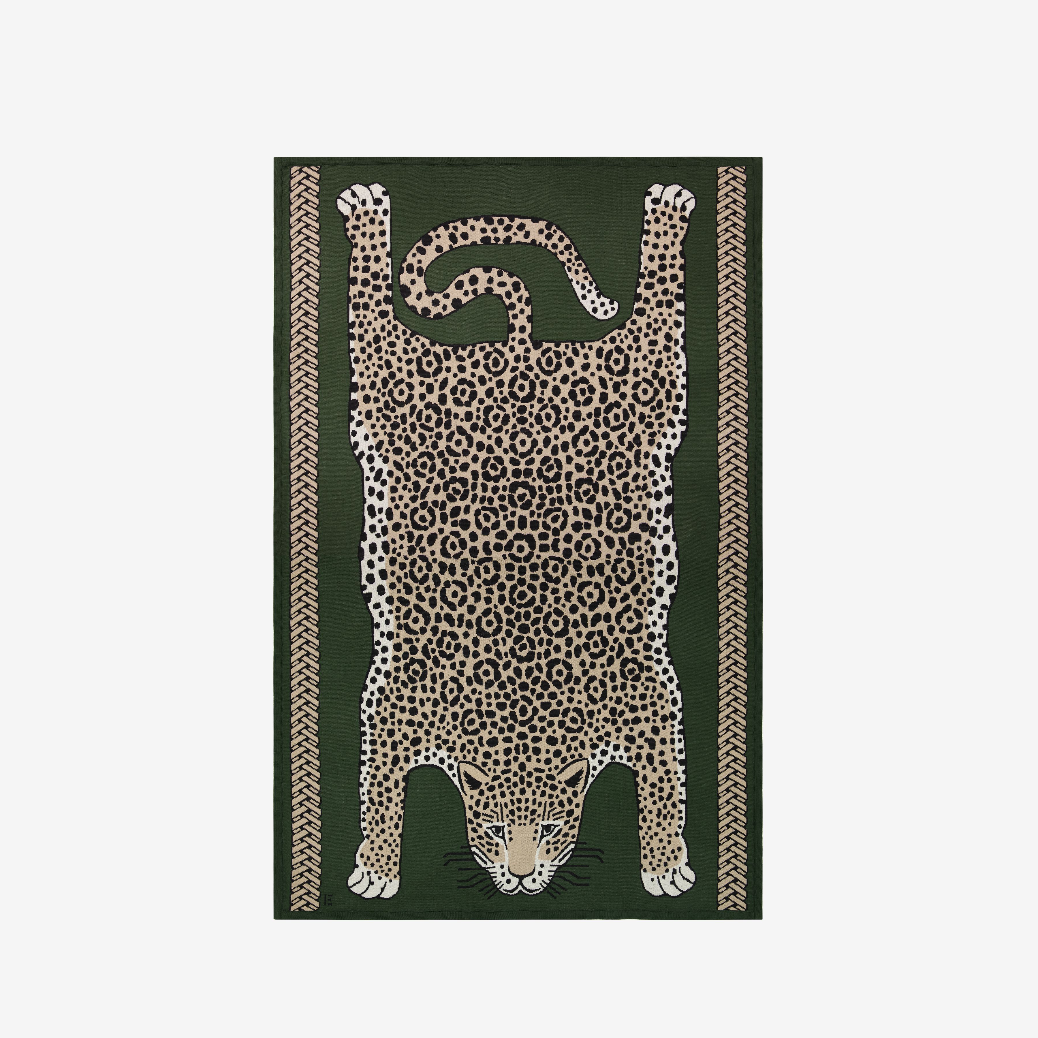 Blanket 130 - Leopard - Khaki
