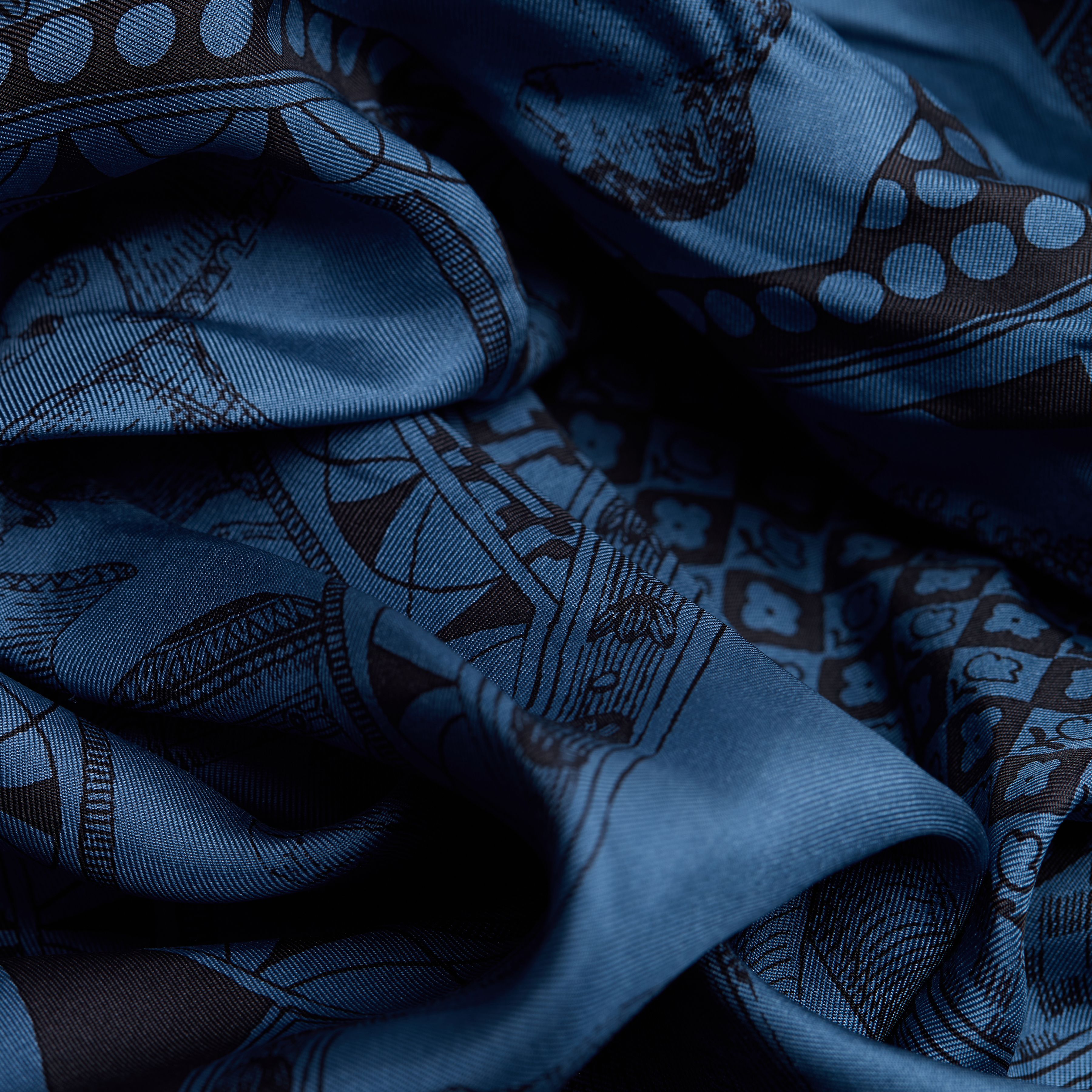 Square 65 - Barocco - Blue