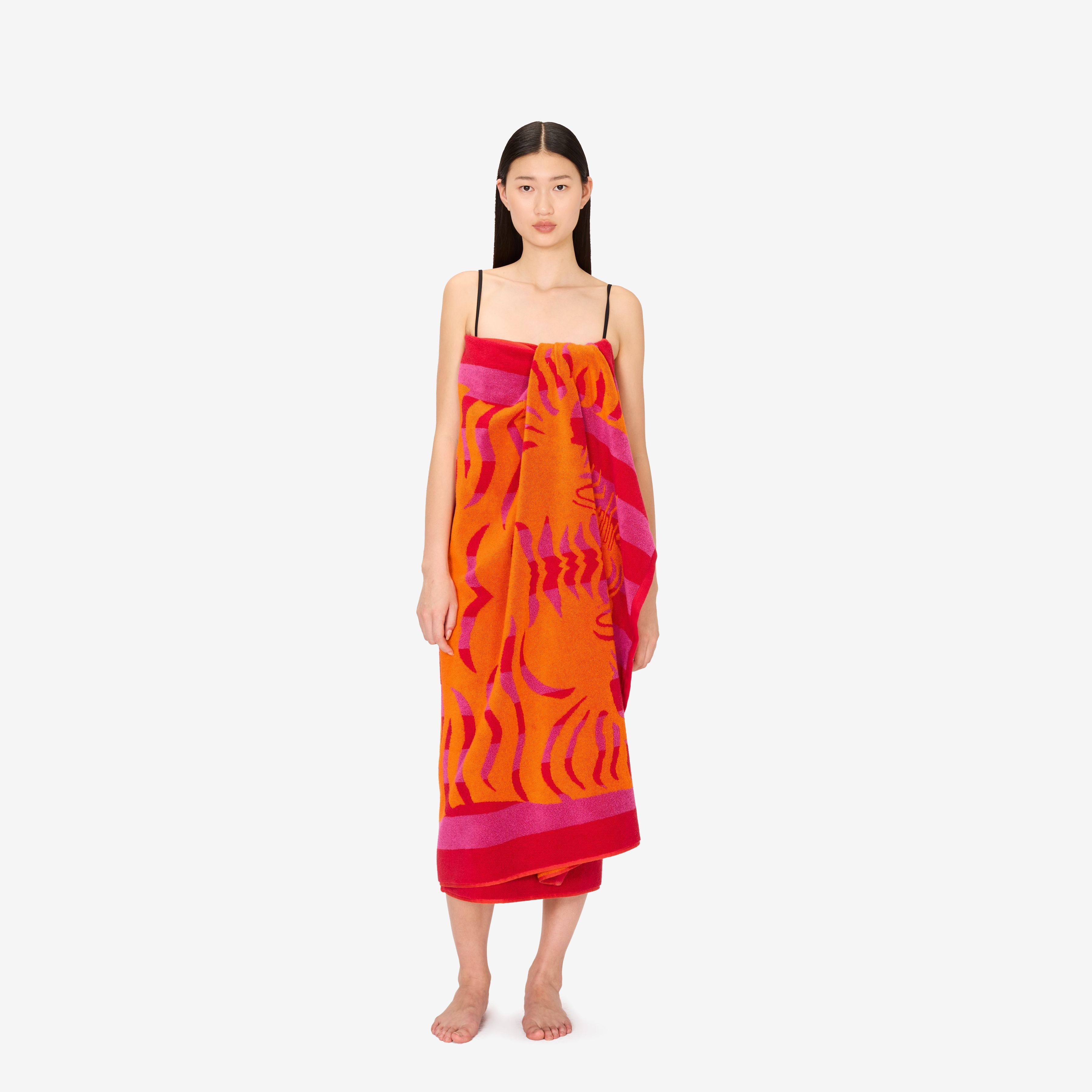 Beach Towel 100 - Baldo - Raspberry