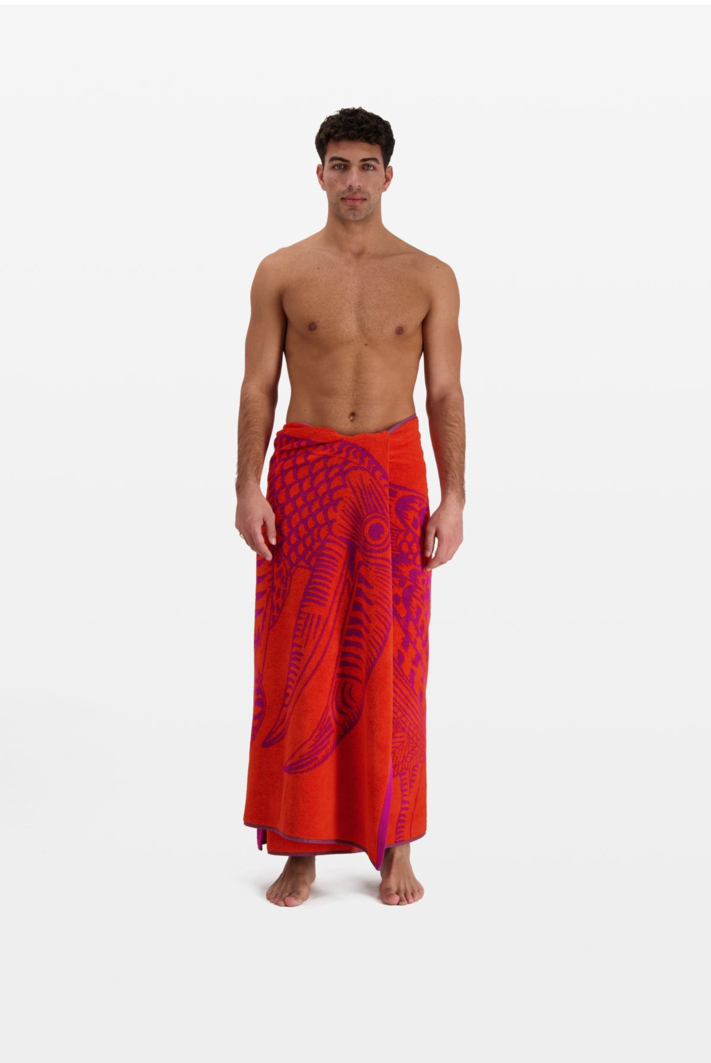 Beach Towel - Toucan - Fuchsia