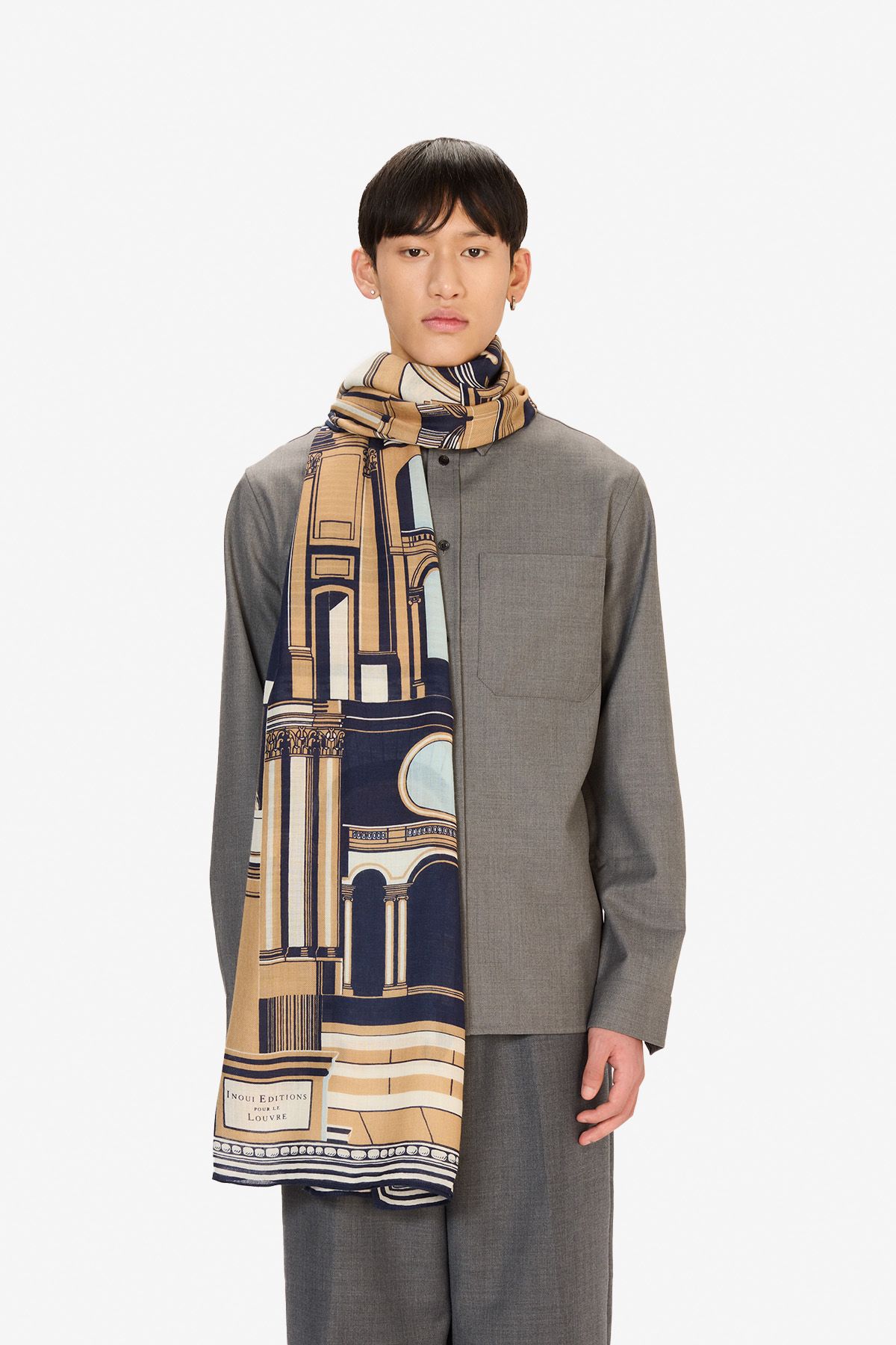 Scarf 100 - Architecture - Navy