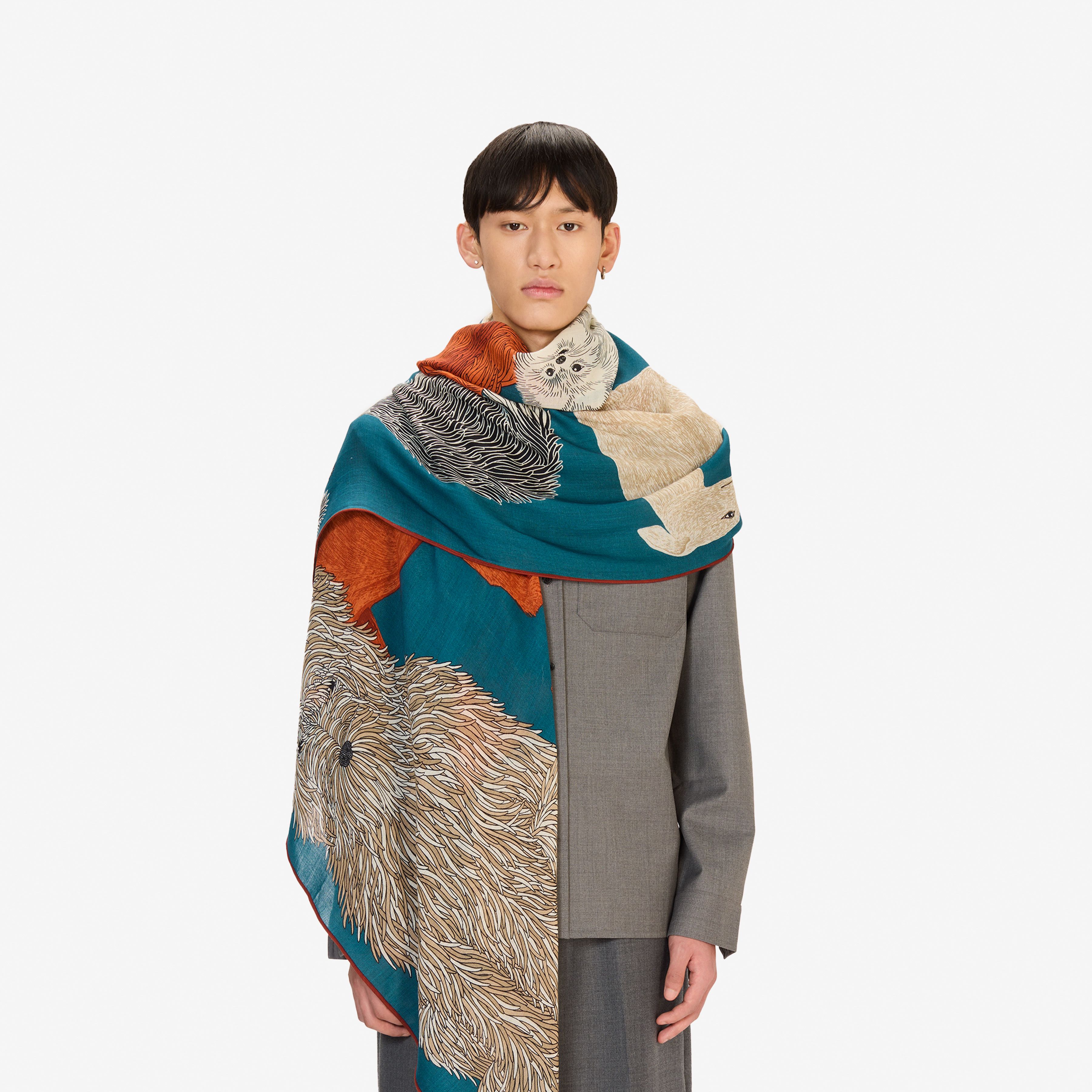Scarf 100 - Toutou - Duck Blue