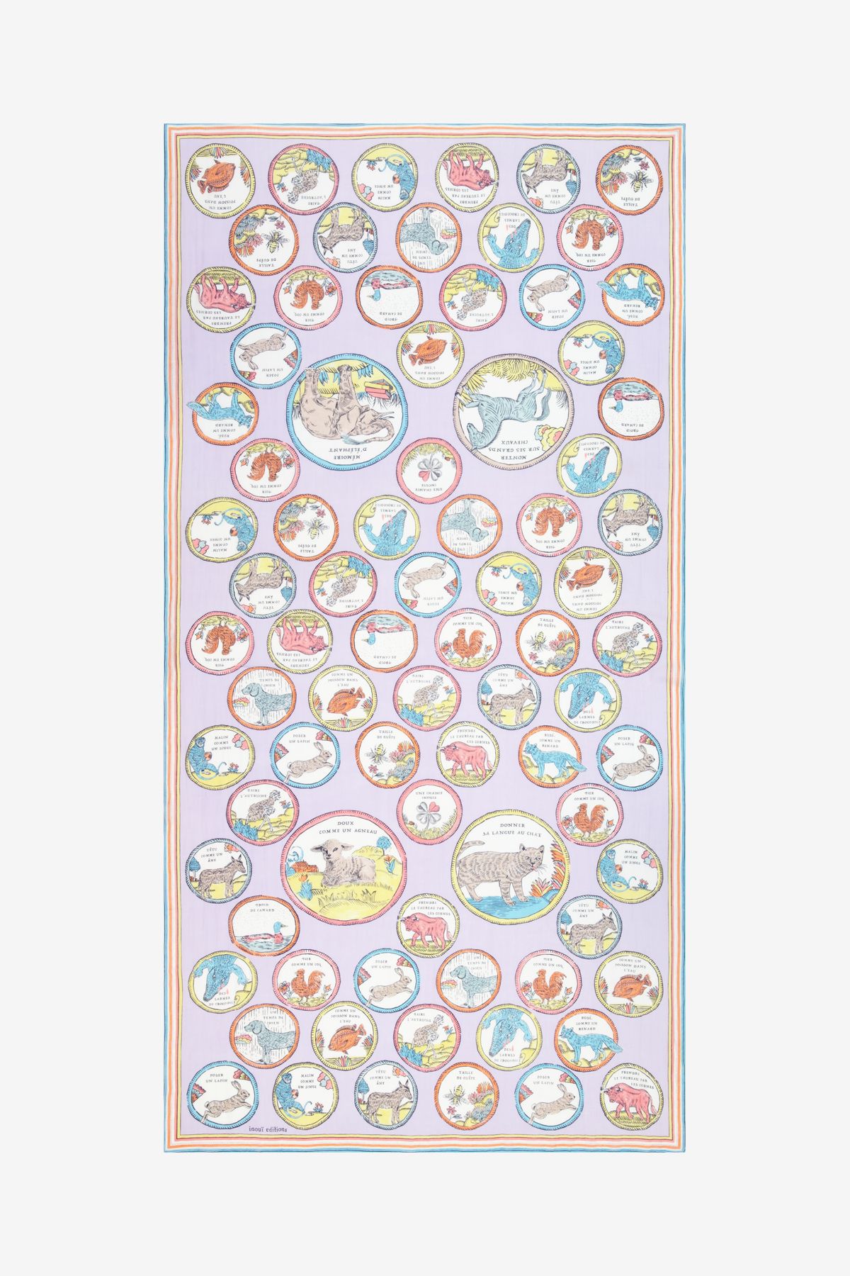 Scarf 100 - Chance Inoui - Lilac