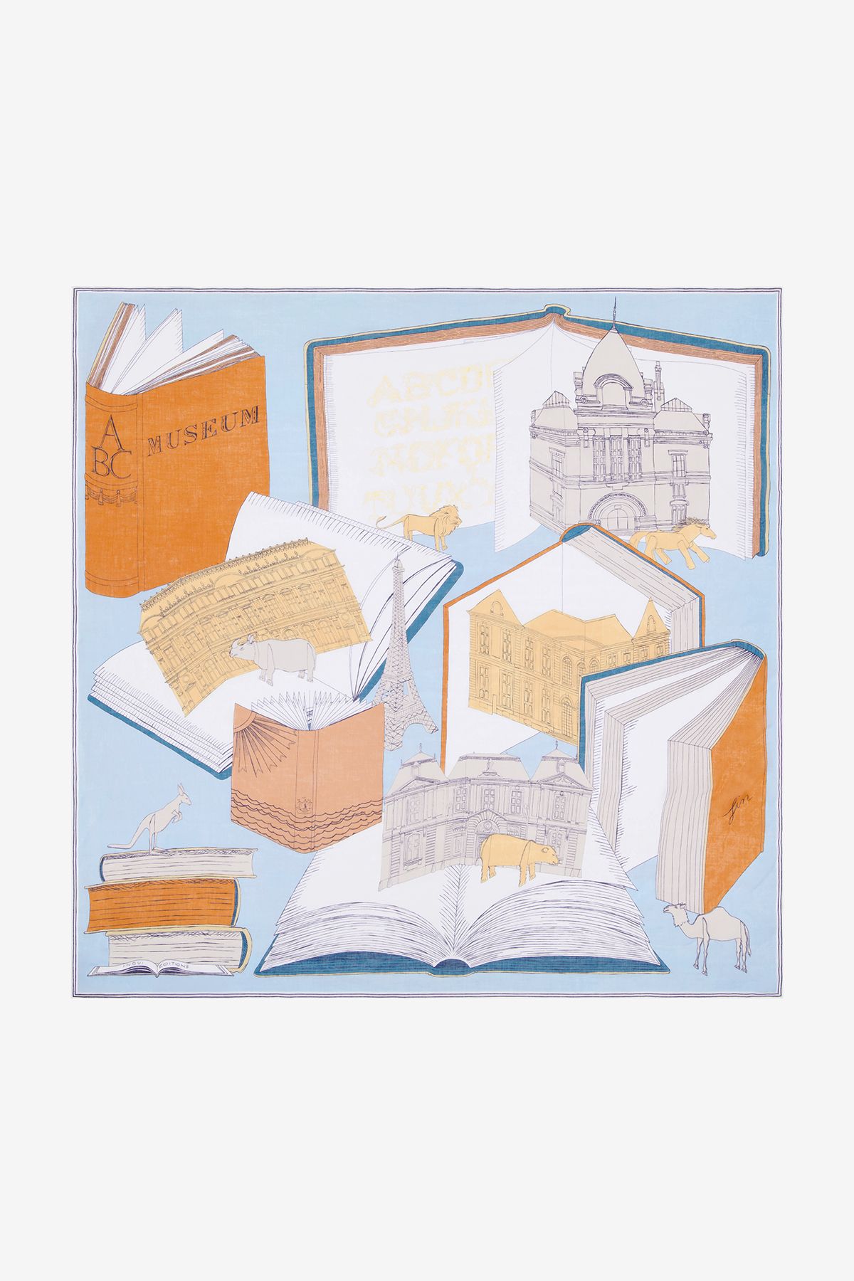Square 130 - Museum - Light Blue