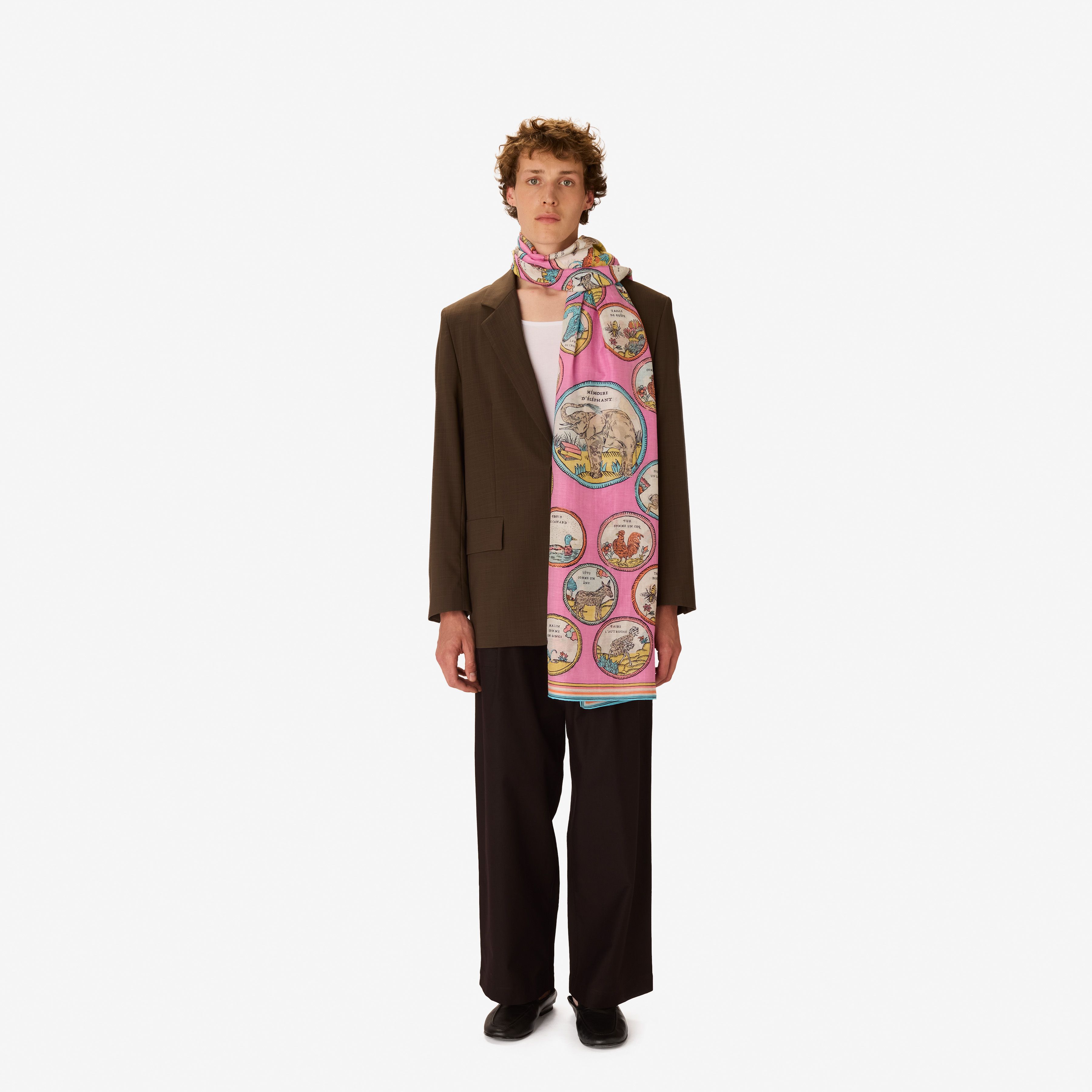 Scarf 100 - Chance Inoui - Pink