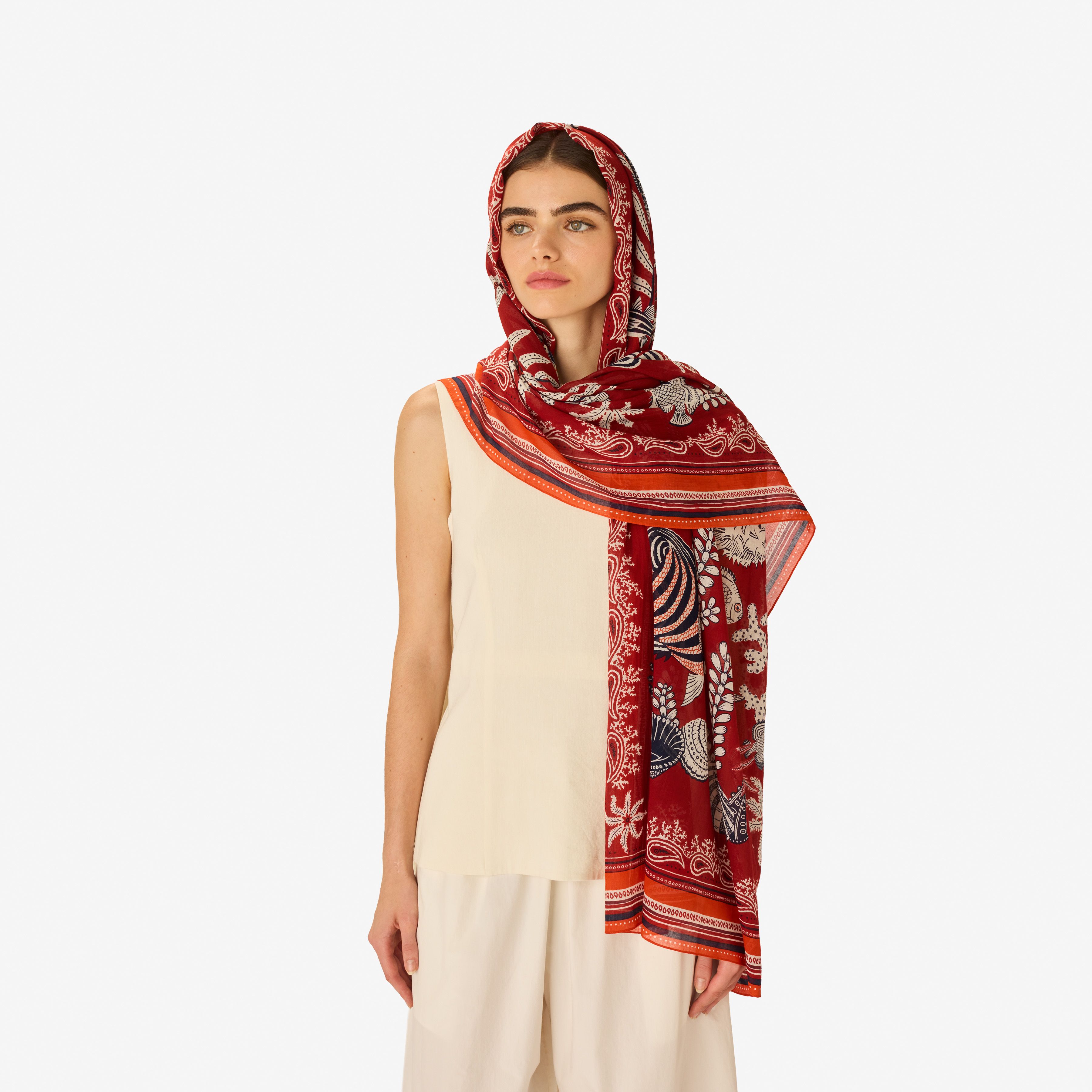 Scarf 100 - Neptune - Red