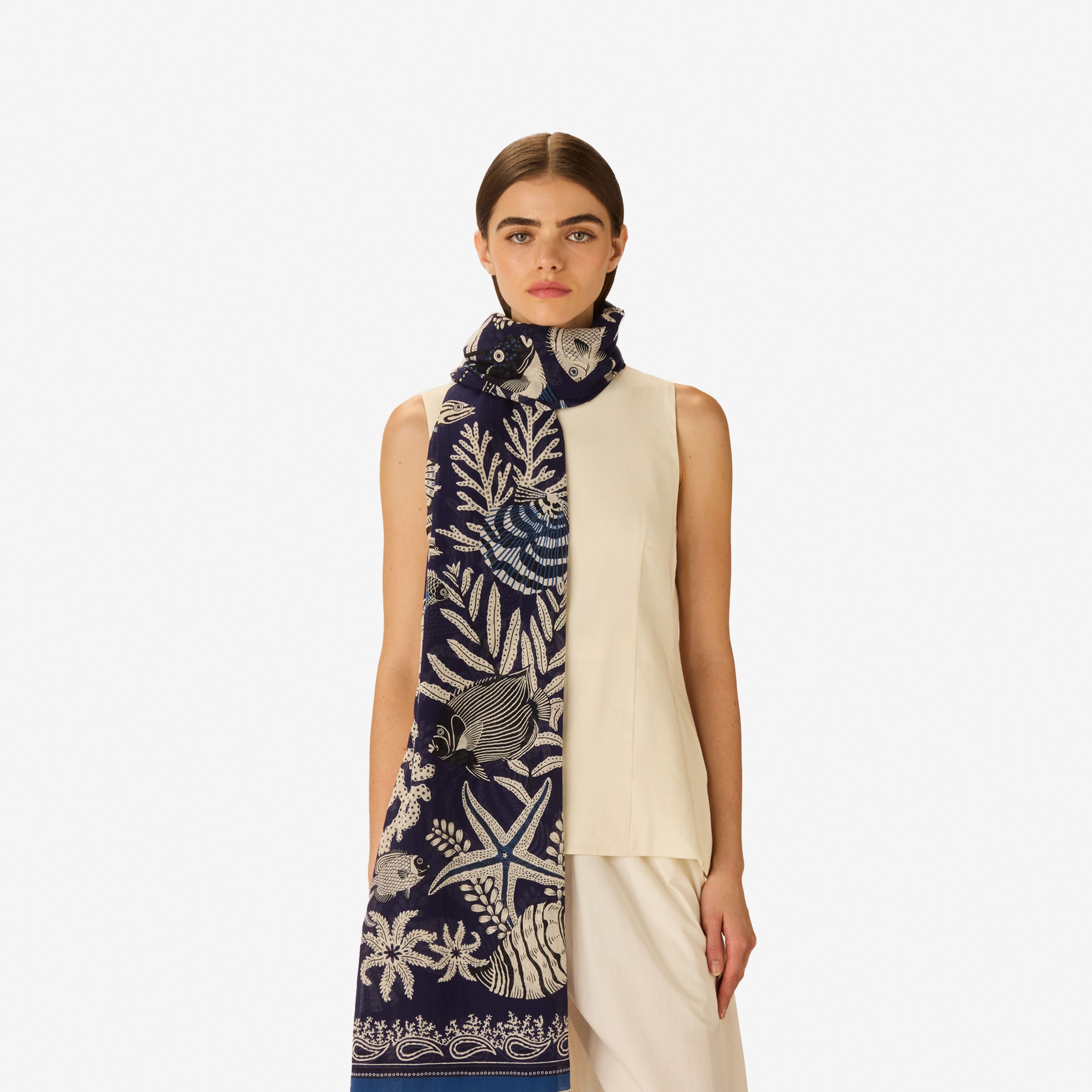Scarf 100 - Neptune - Navy