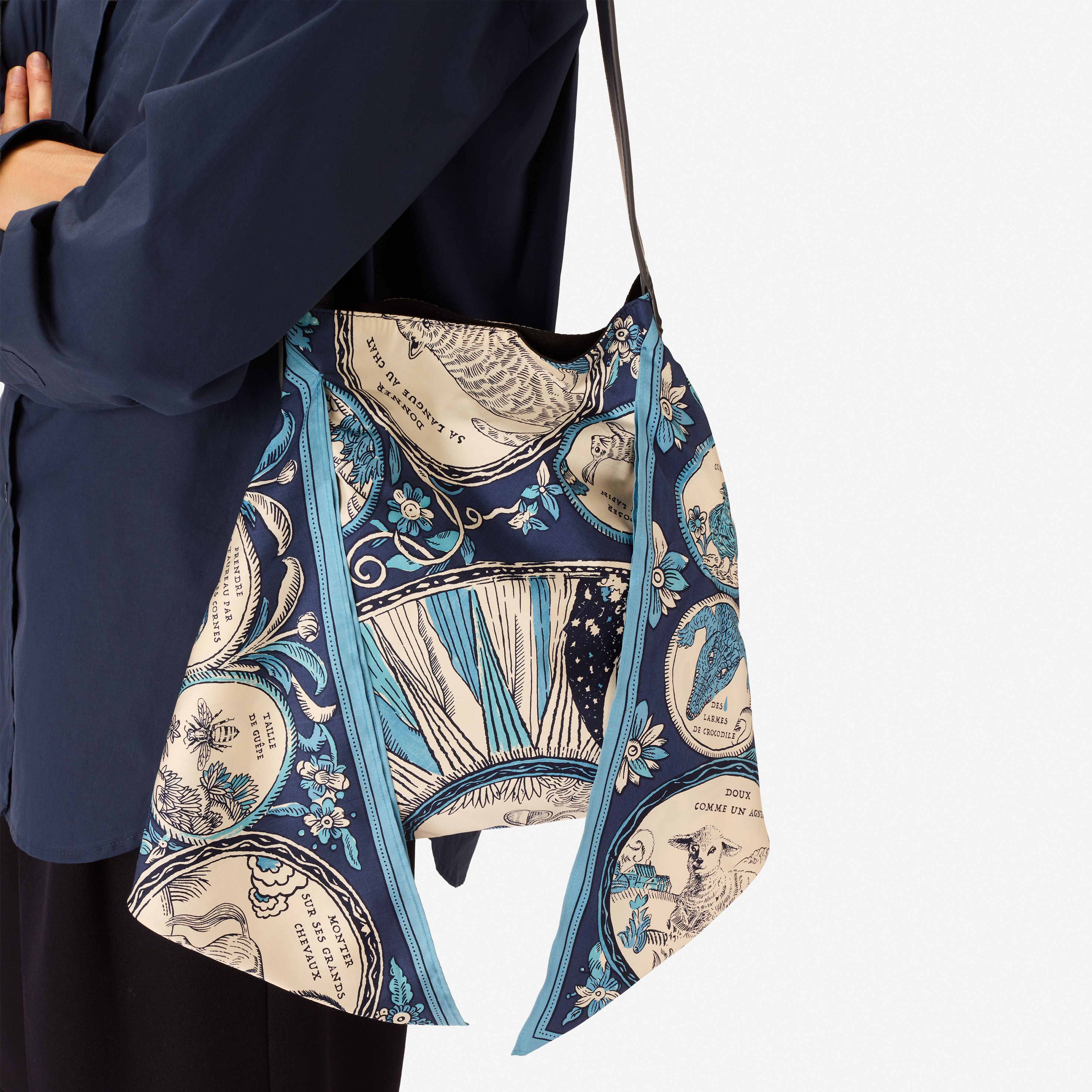 Scarf Bag - Chance Inoui - Navy