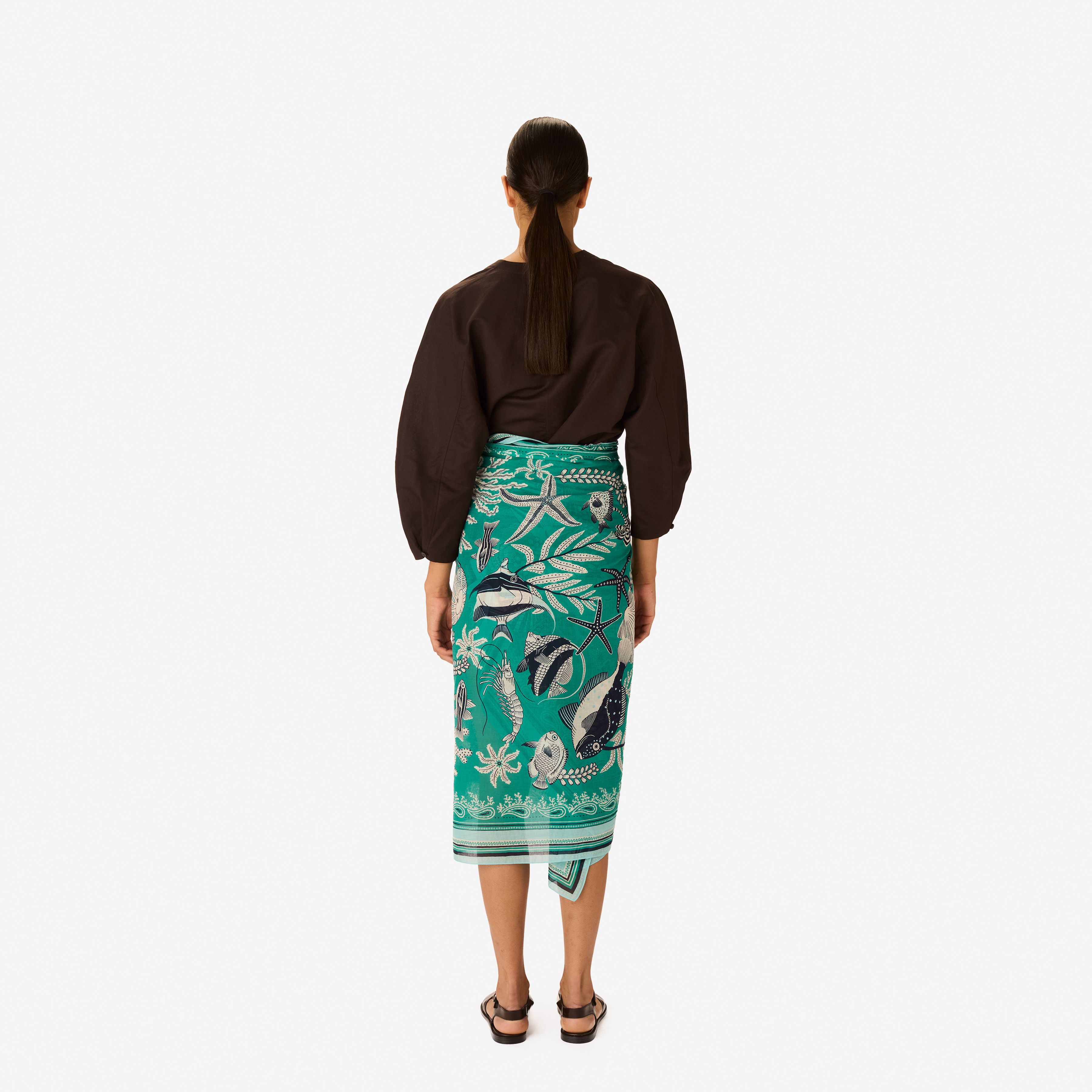 Scarf 100 - Neptune - Turquoise