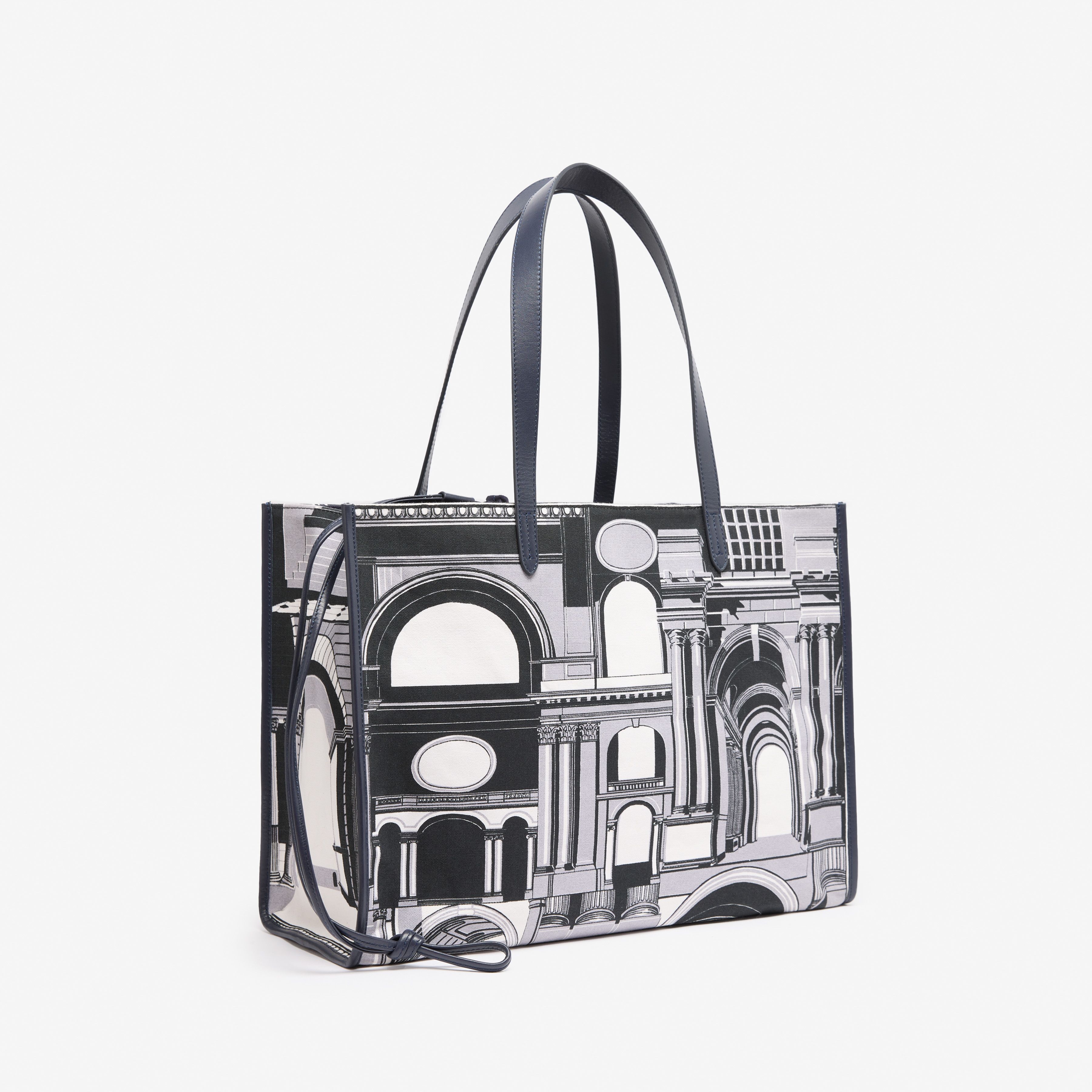 Shopping Bag - Architecture - Black