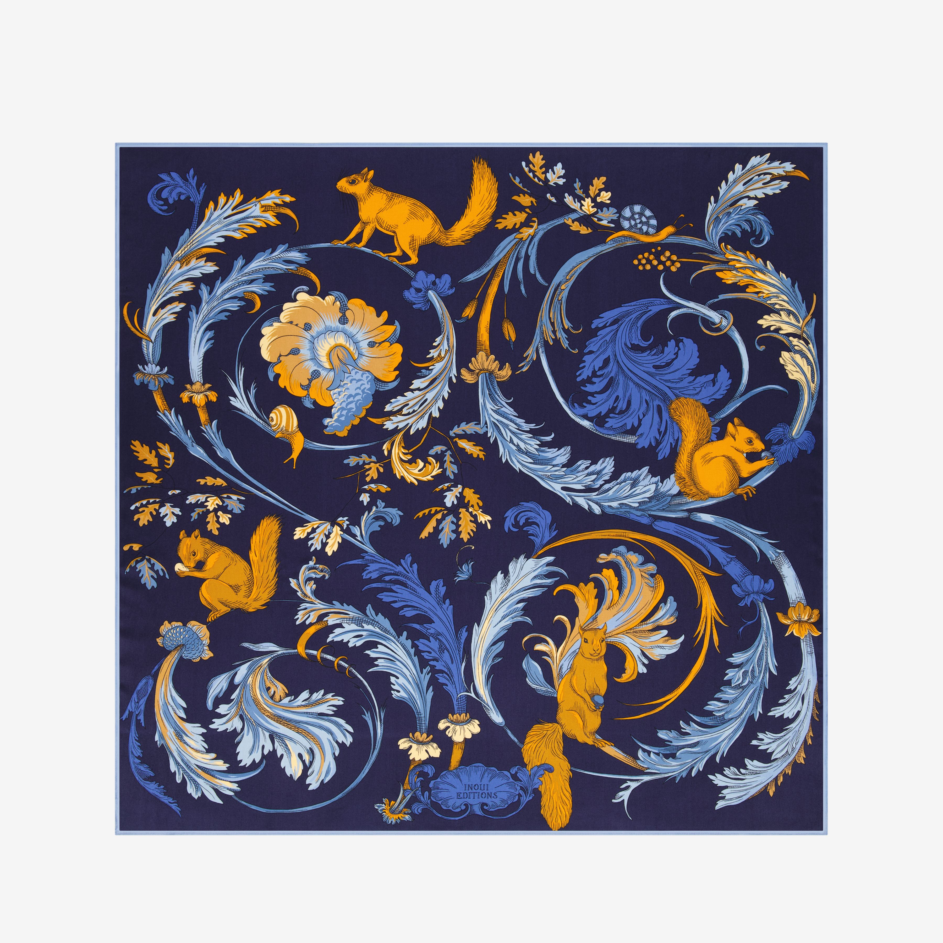 Square 100 - Rococo - Navy