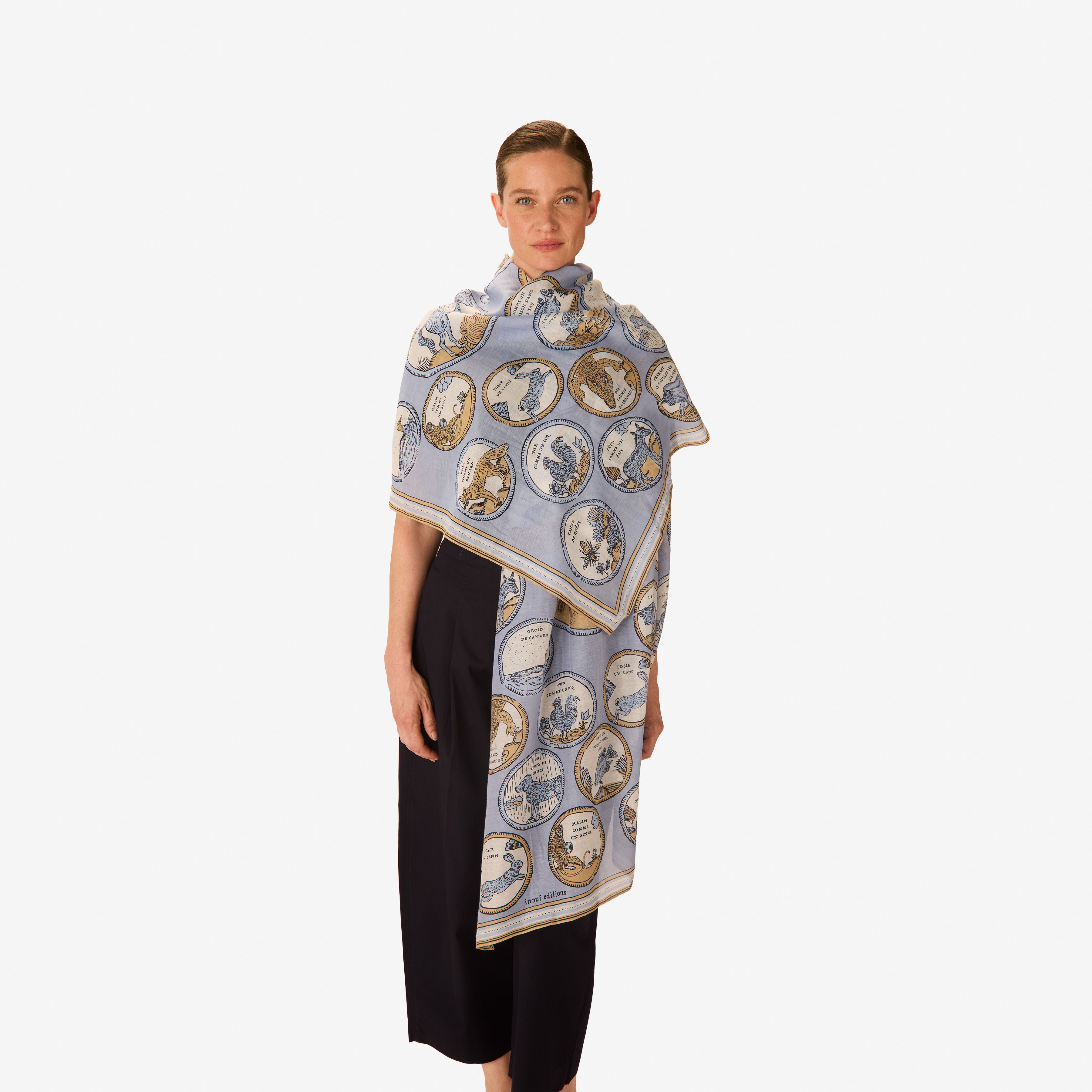 Scarf 100 - Chance Inoui - Blue