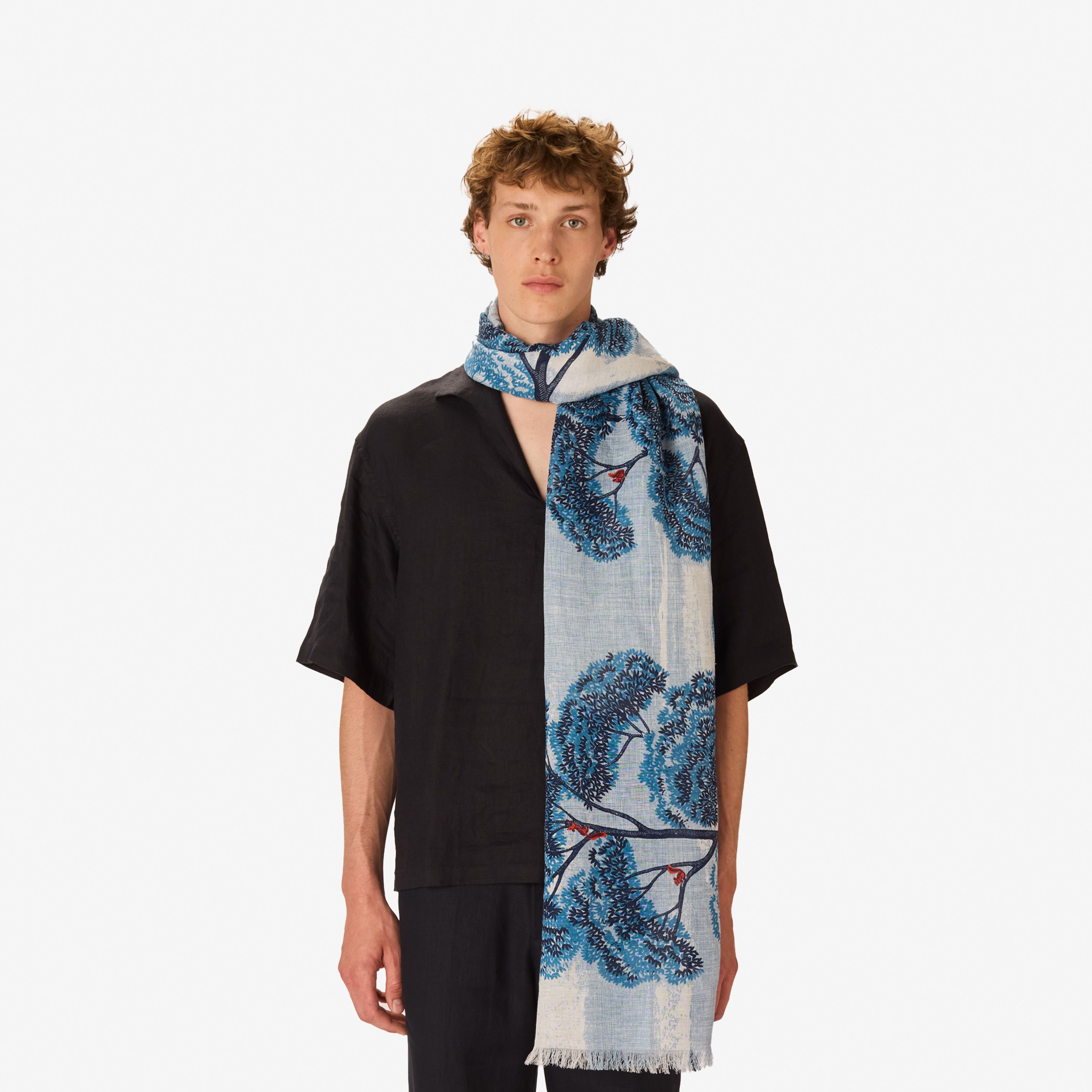 Scarf 70 - Ambroise - Duck Blue
