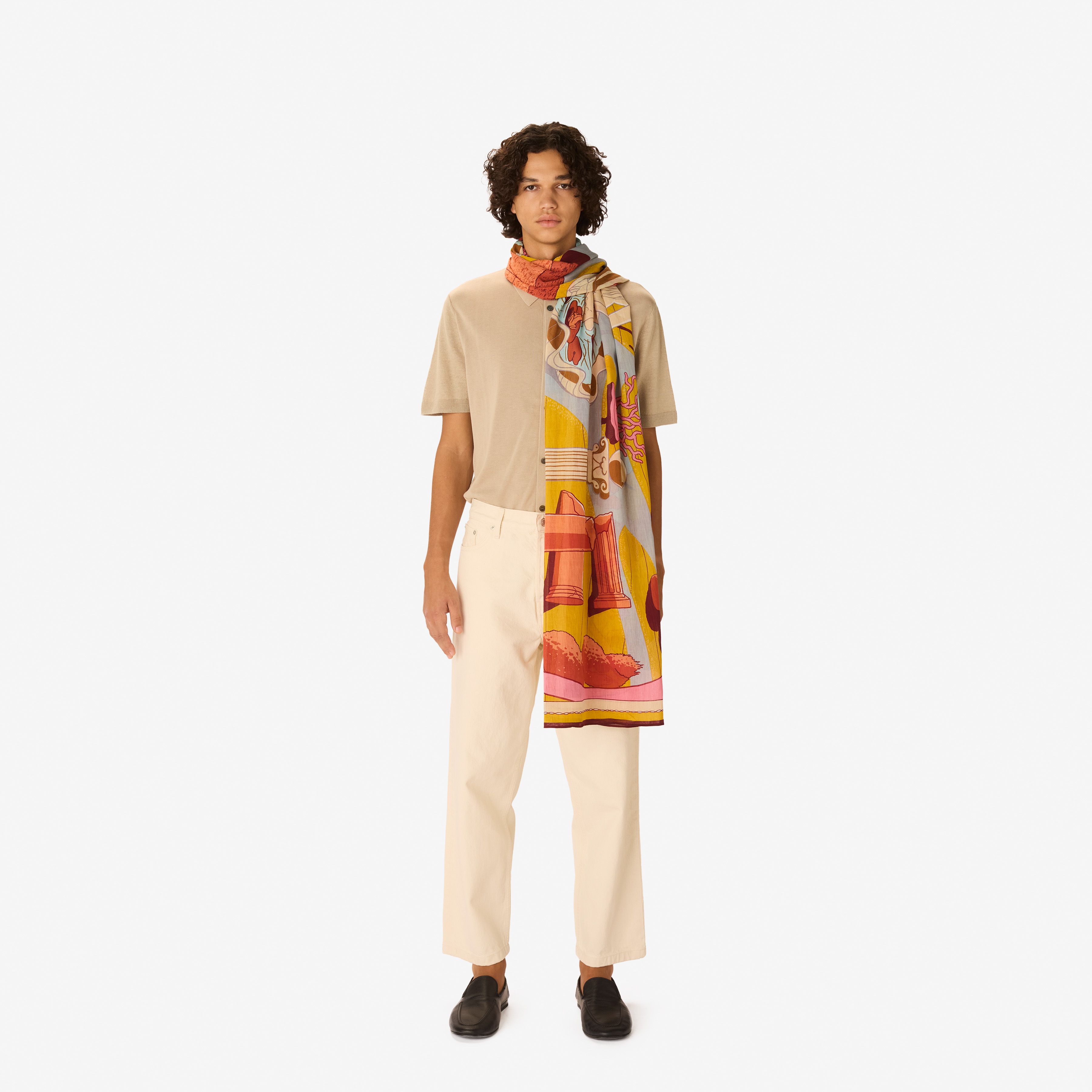 Scarf 100 - Jardin - Yellow