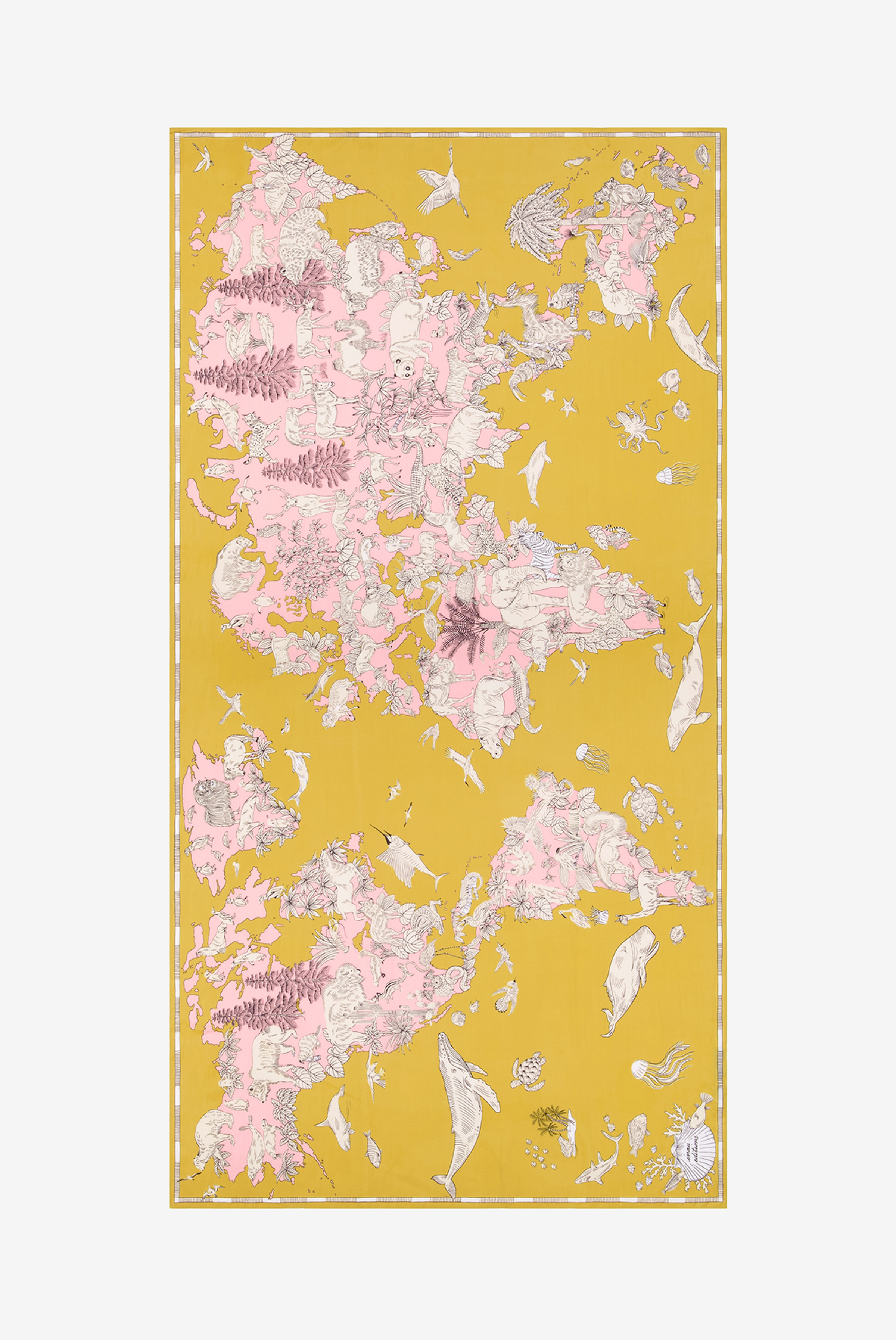 Scarf 100 - Atlas - Yellow