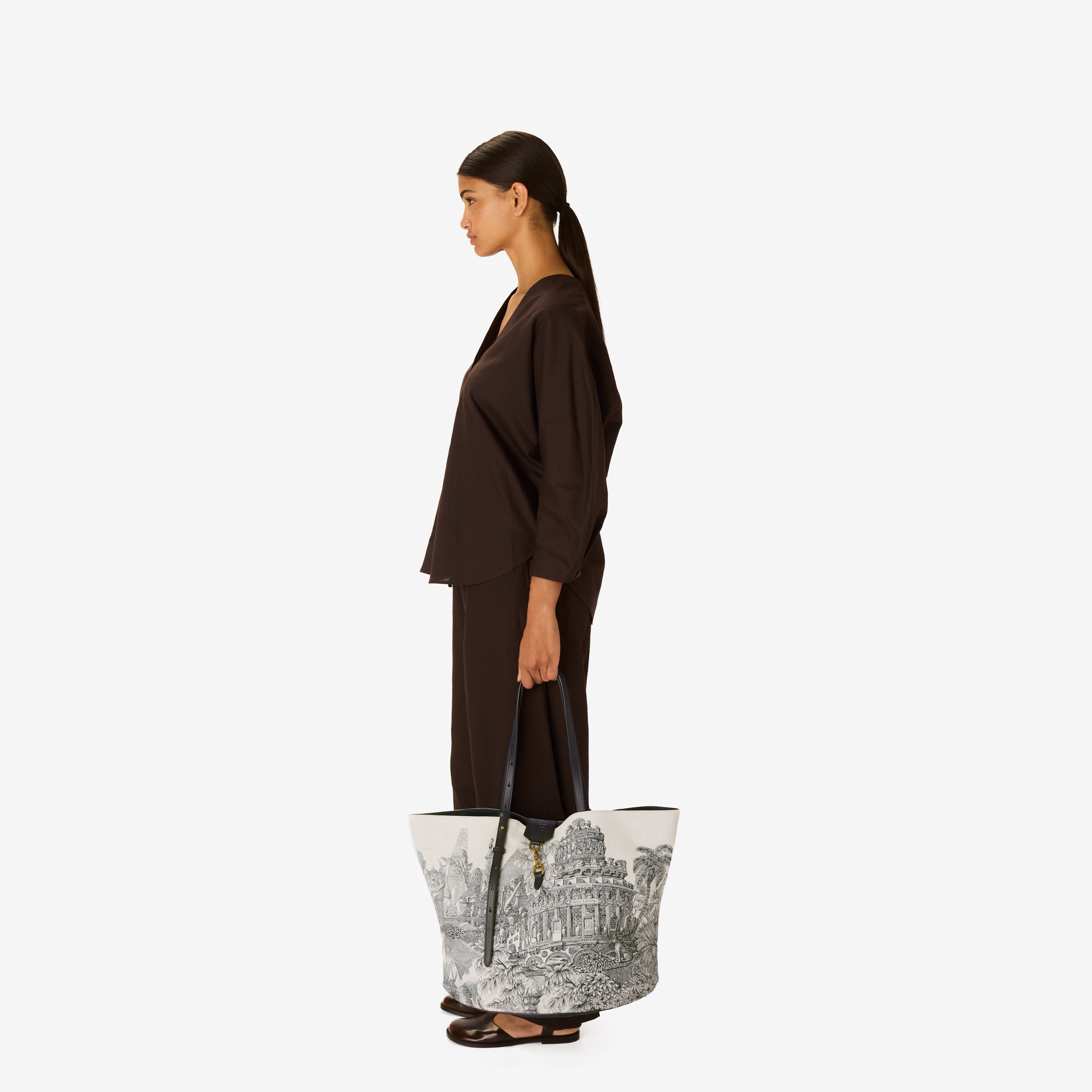 Soft Shopping Bag - Piranesi - Night
