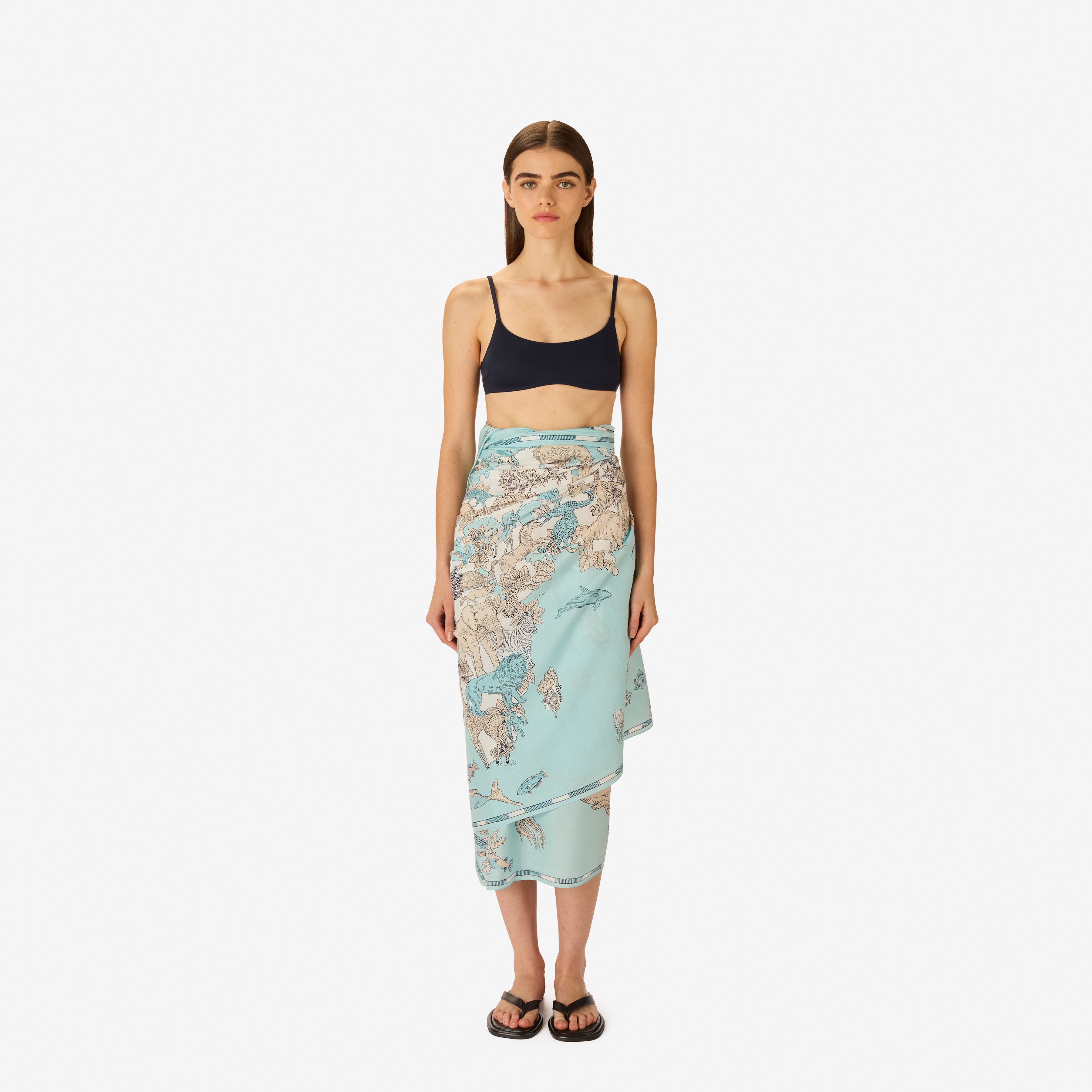 Scarf 100 - Atlas - Turquoise
