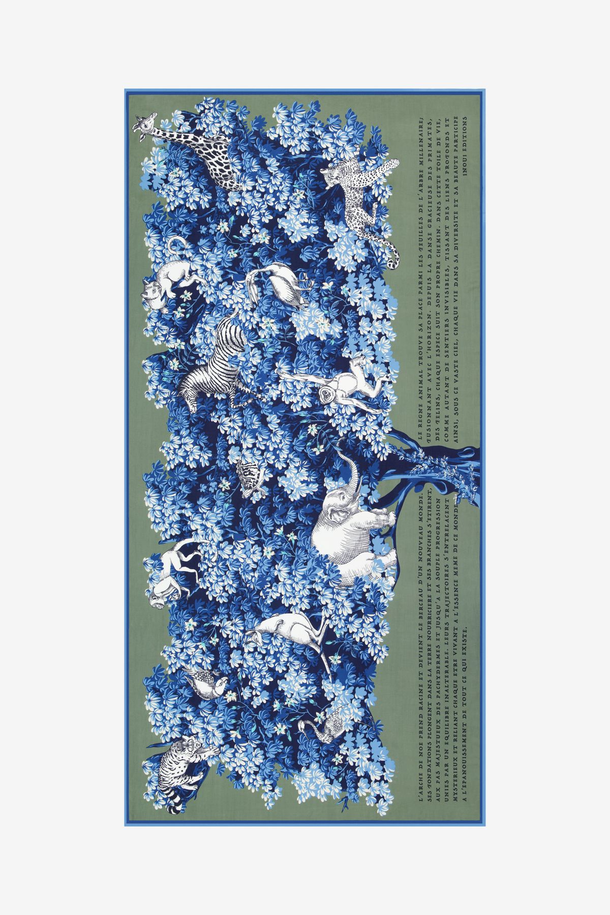 Scarf 100 - Bestiaire - Khaki