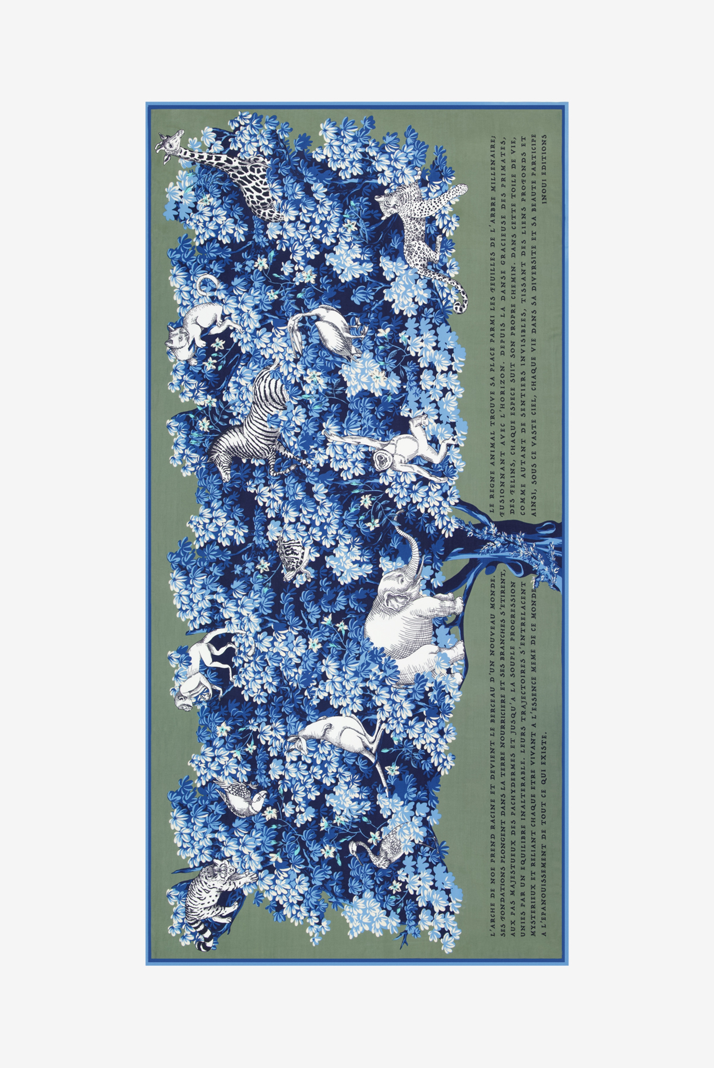 Scarf 100 - Bestiaire - Khaki