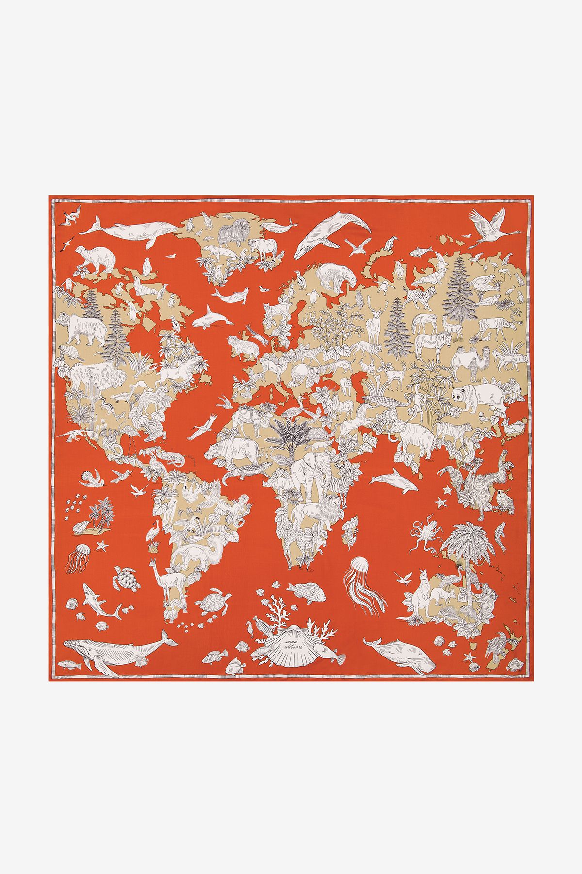 Square 130 - Atlas - Orange