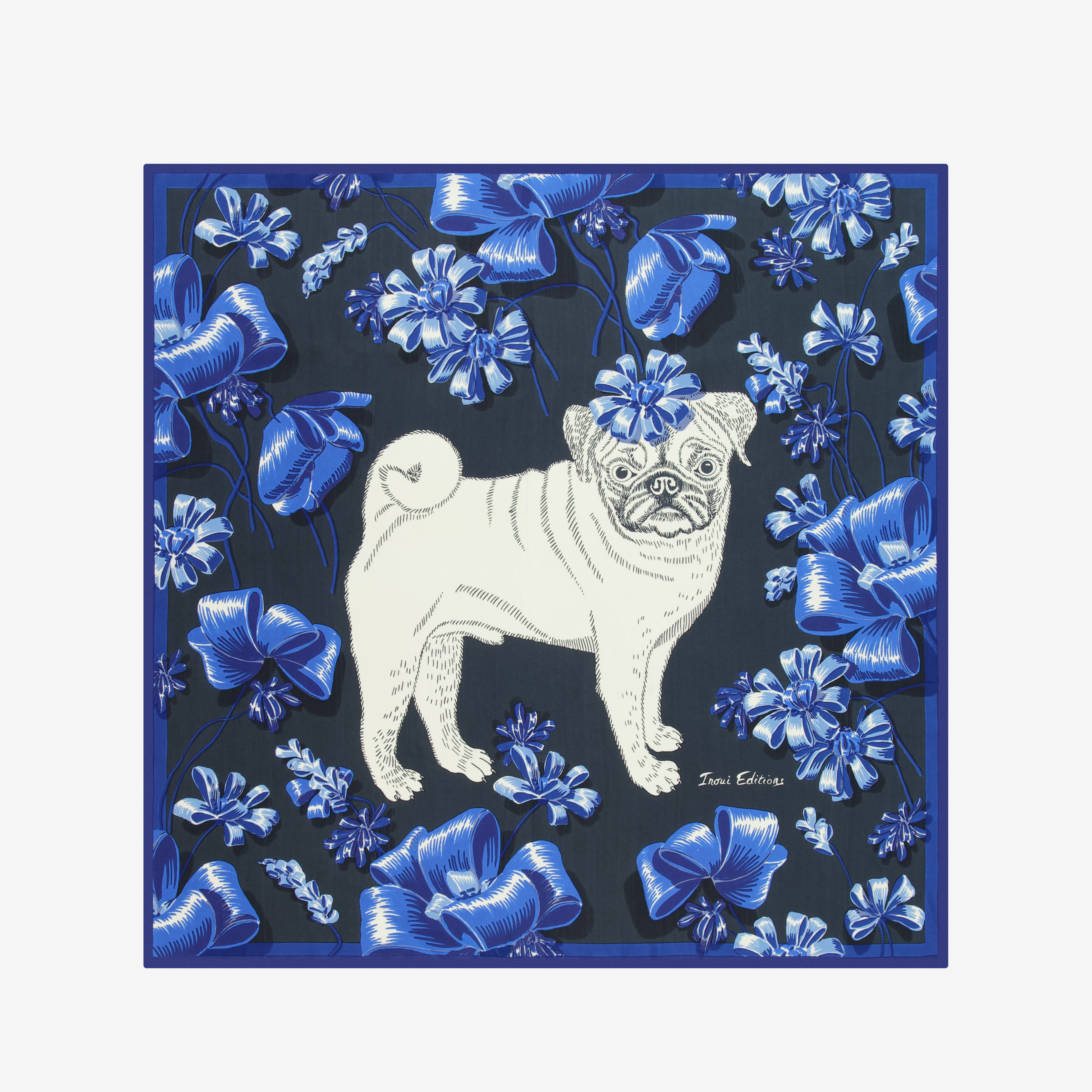 Square 65 - Toutou - Blue