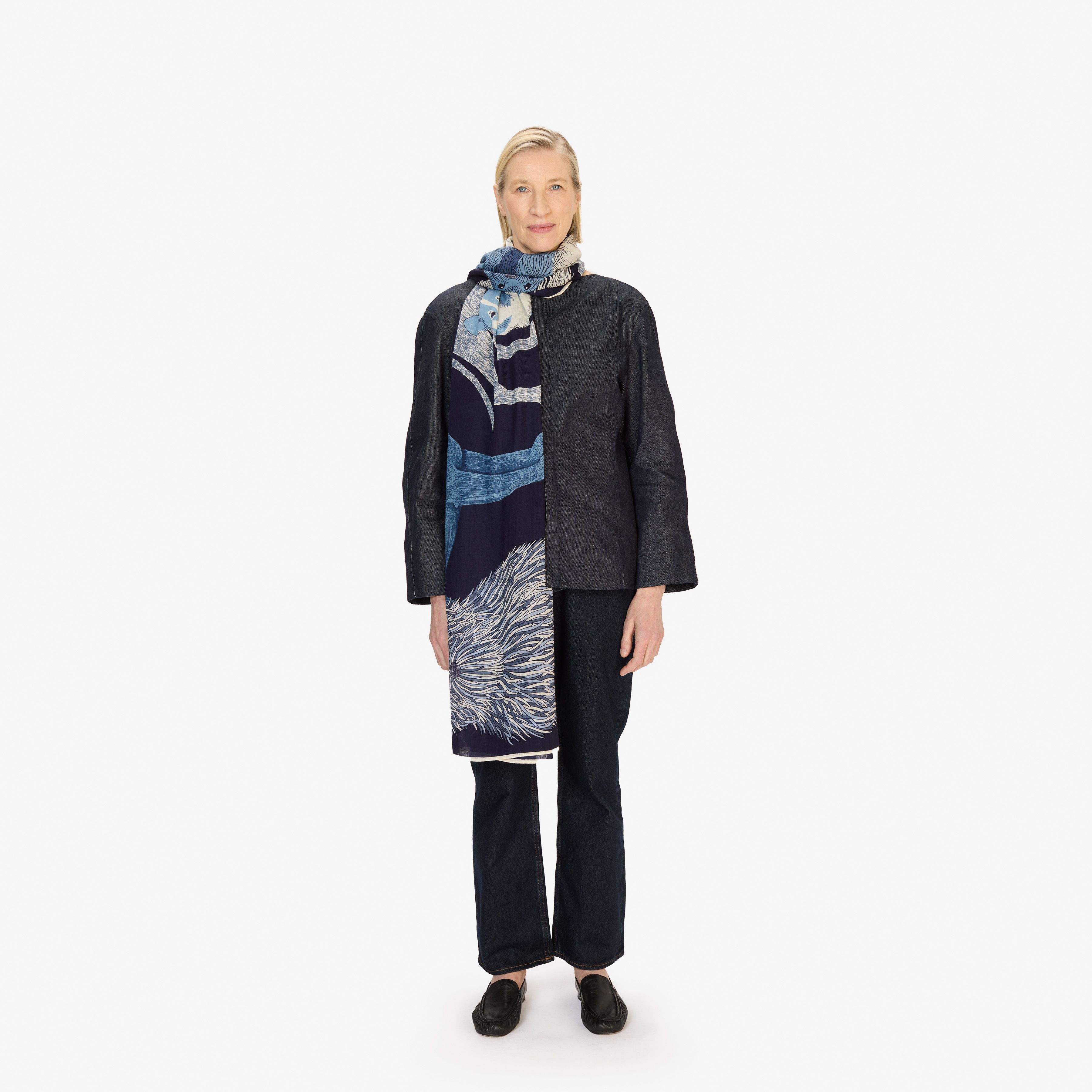 Scarf 100 - Toutou - Navy