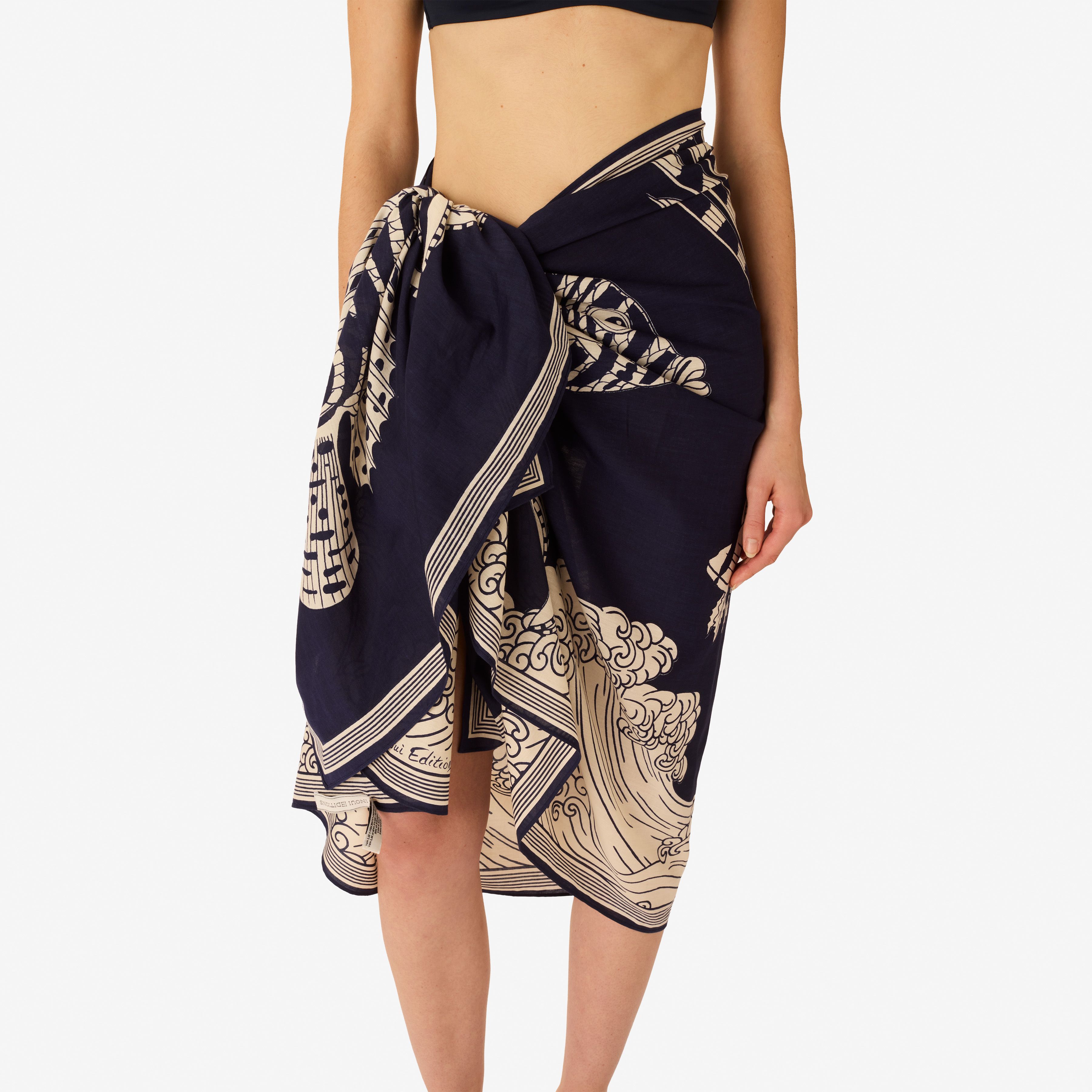 Scarf 100 - Vague - Navy