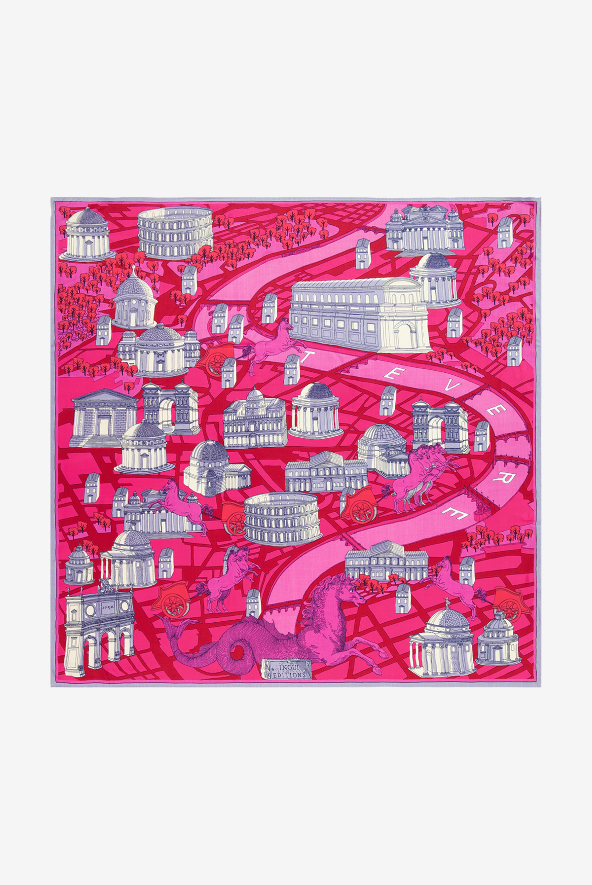 Square 100 - Rome - Red