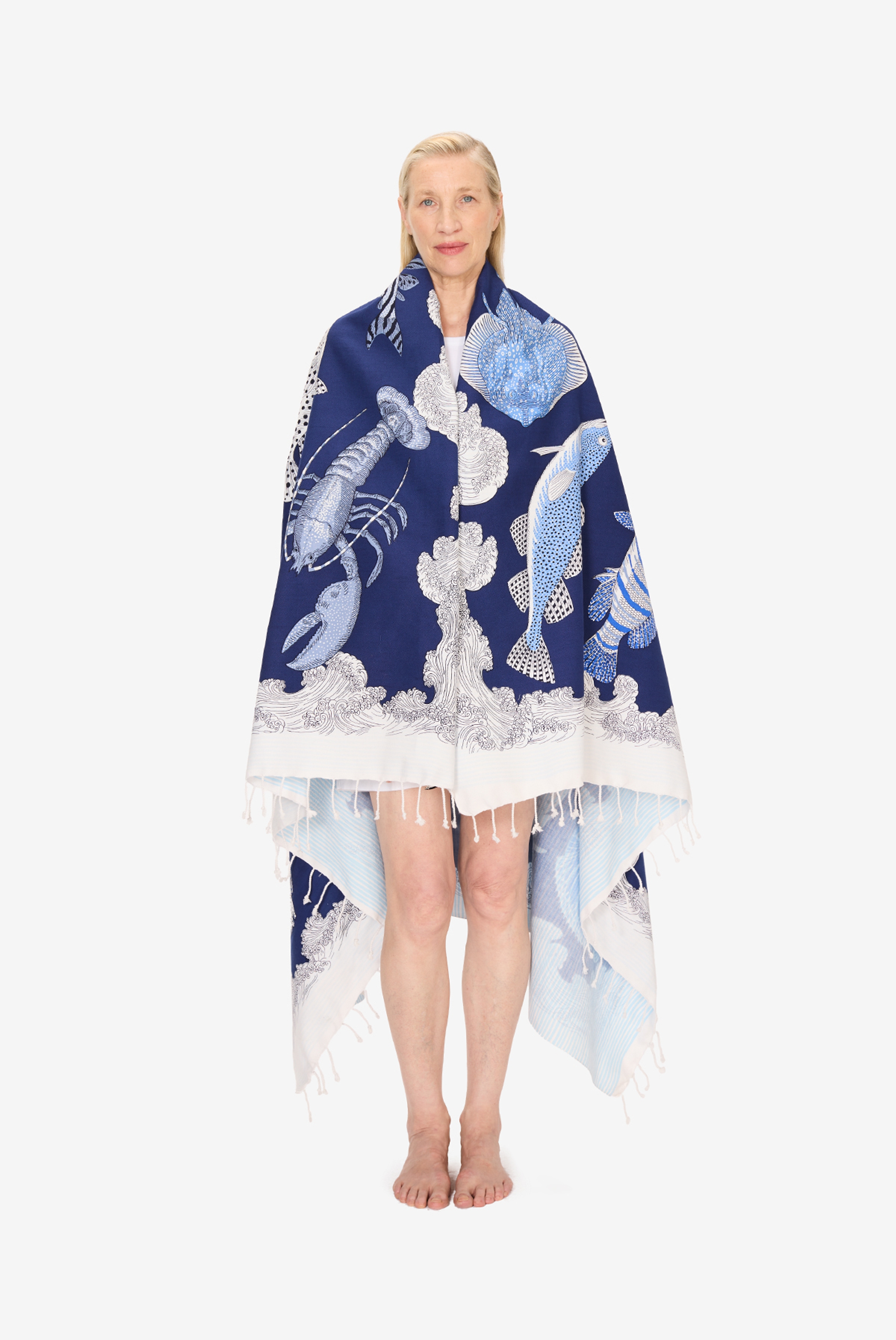 Fouta Towel 140 - Poseidon - Blue