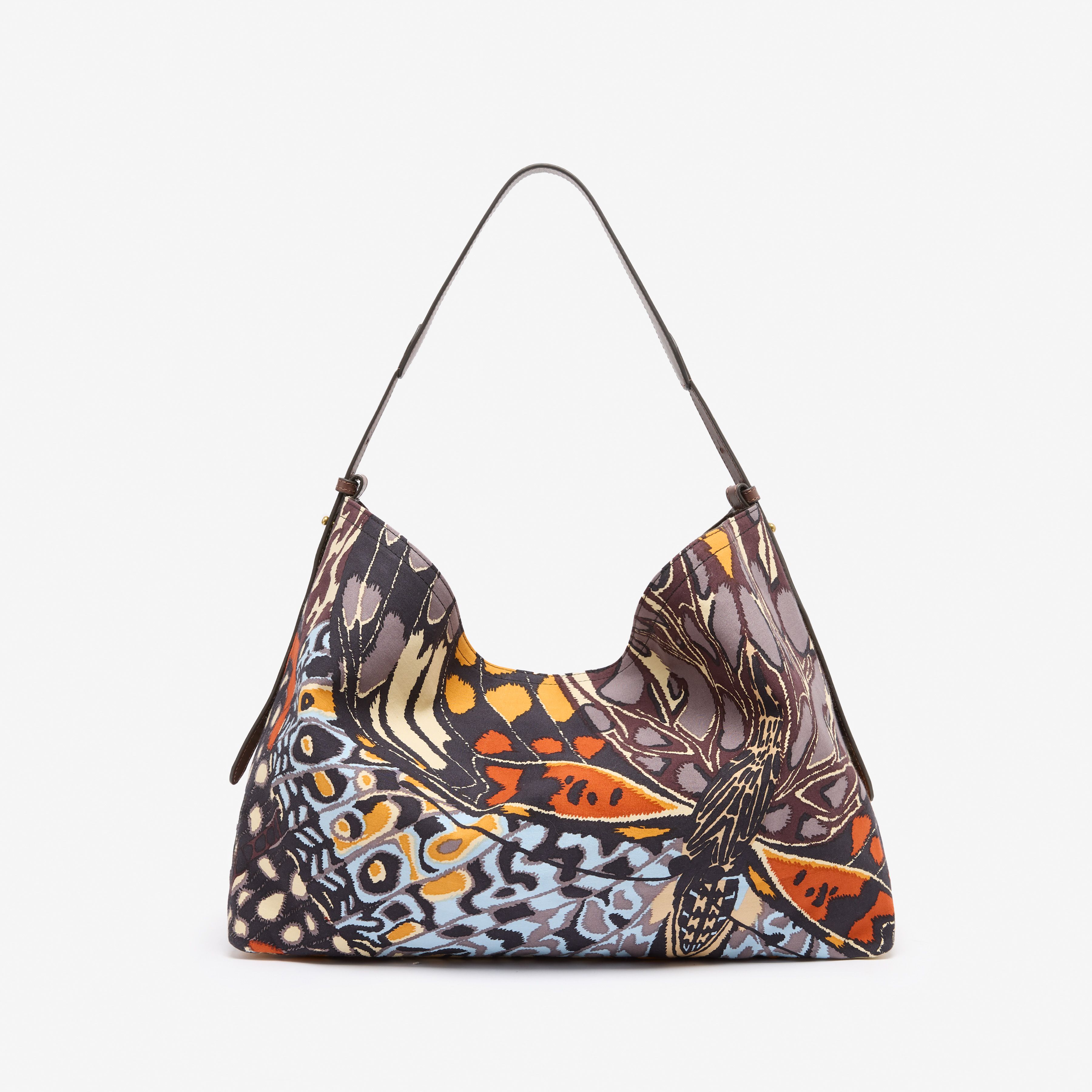 Maxi Campus Bag - Papillons - Natural