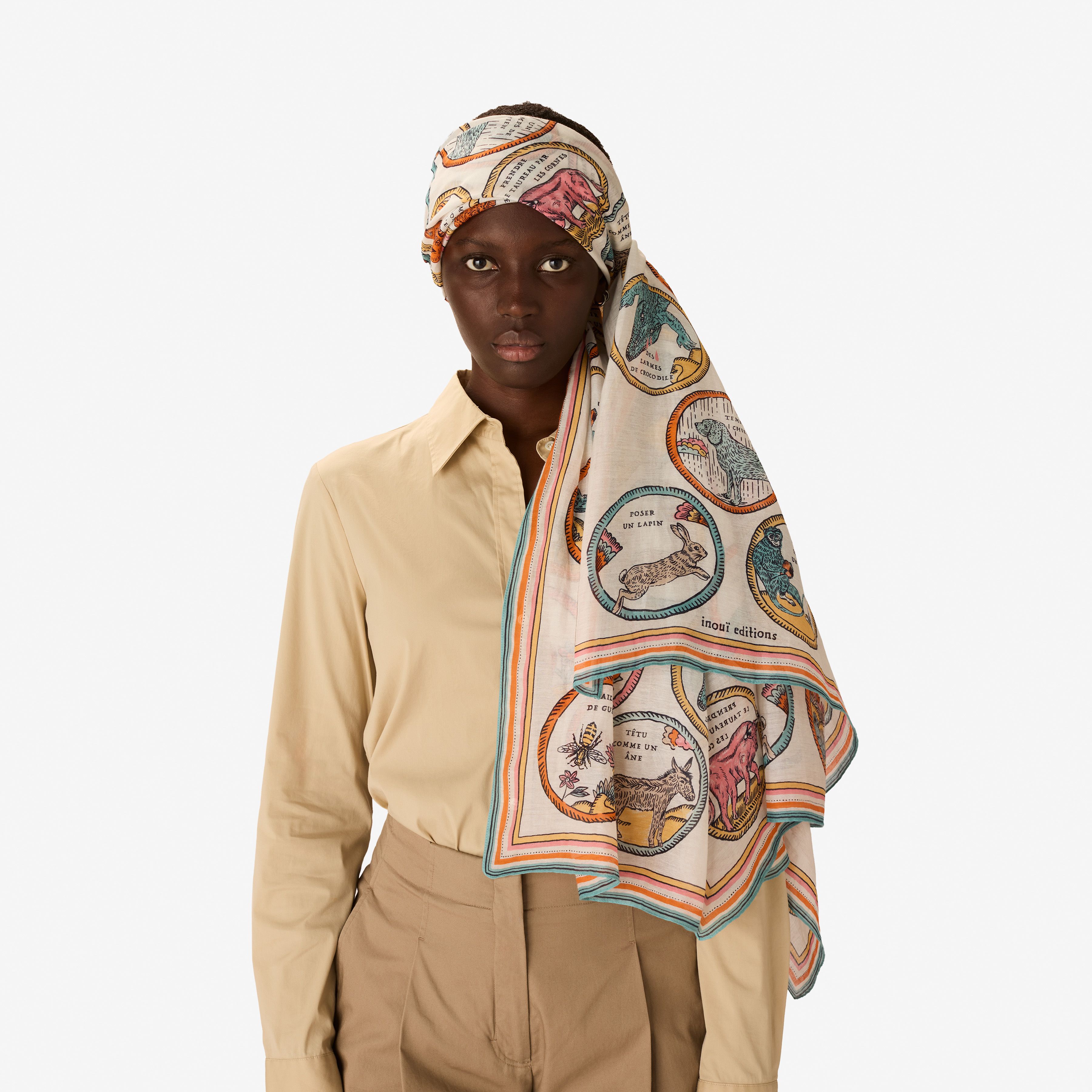 Scarf 100 - Chance Inoui - Off White