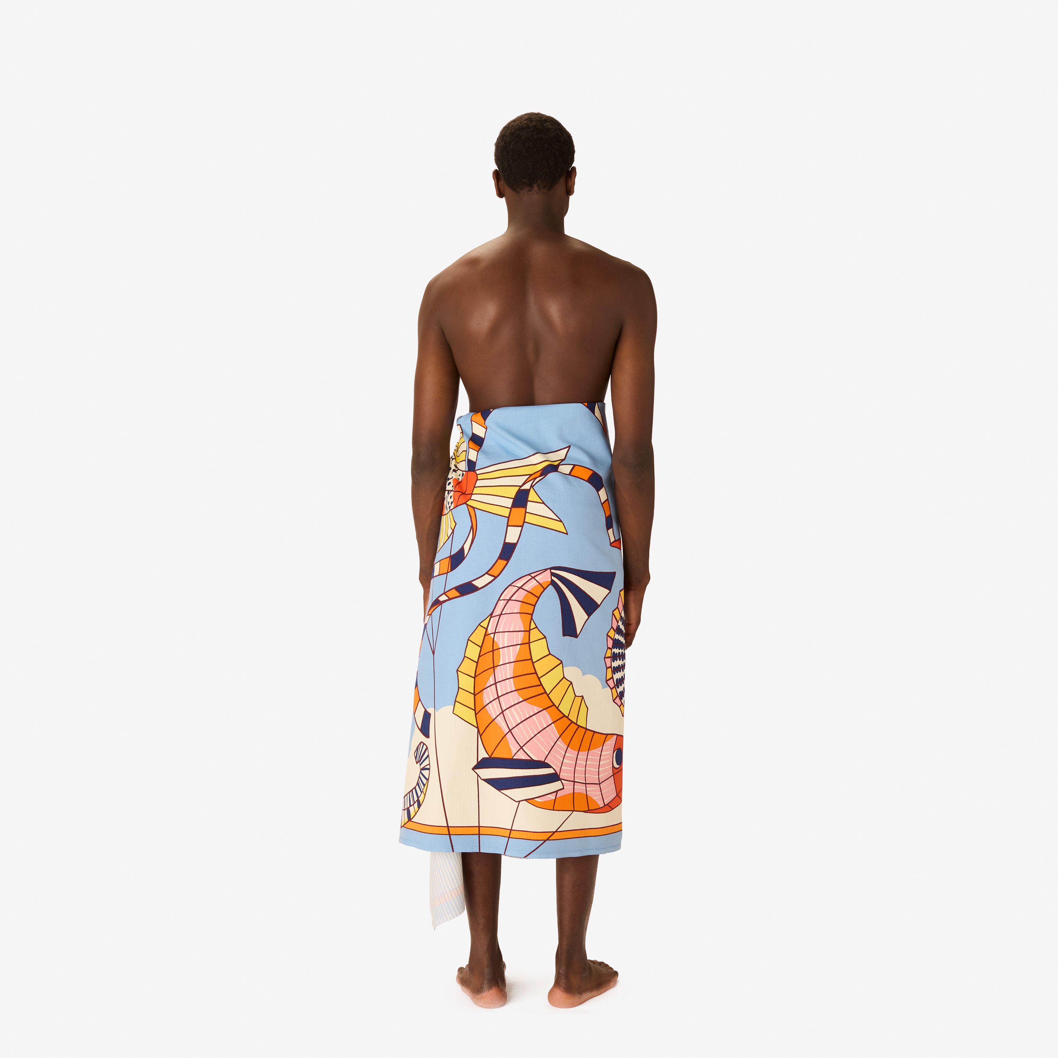 Fouta Towel 100 - Cerfs Volants - Orange