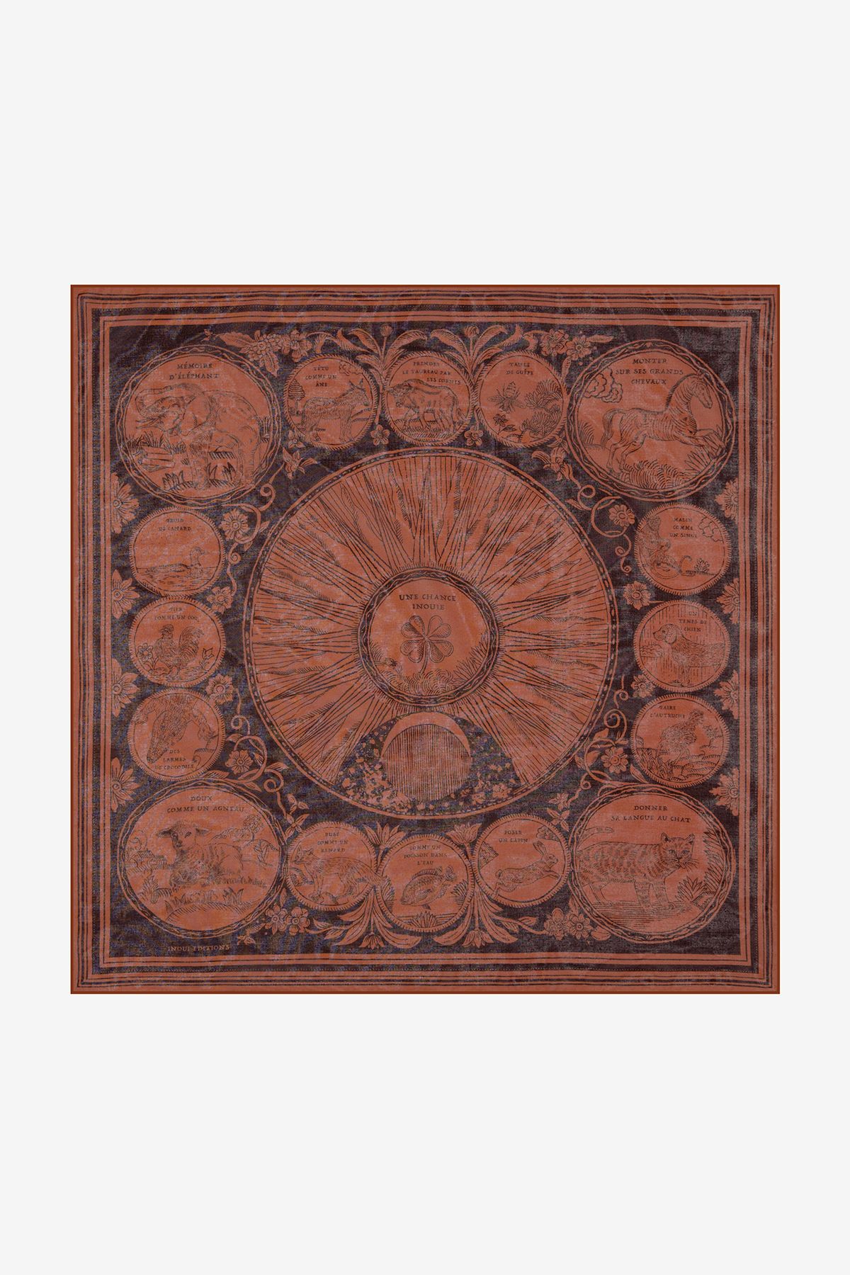 Square 70 Cotton - Chance Inoui - Brown