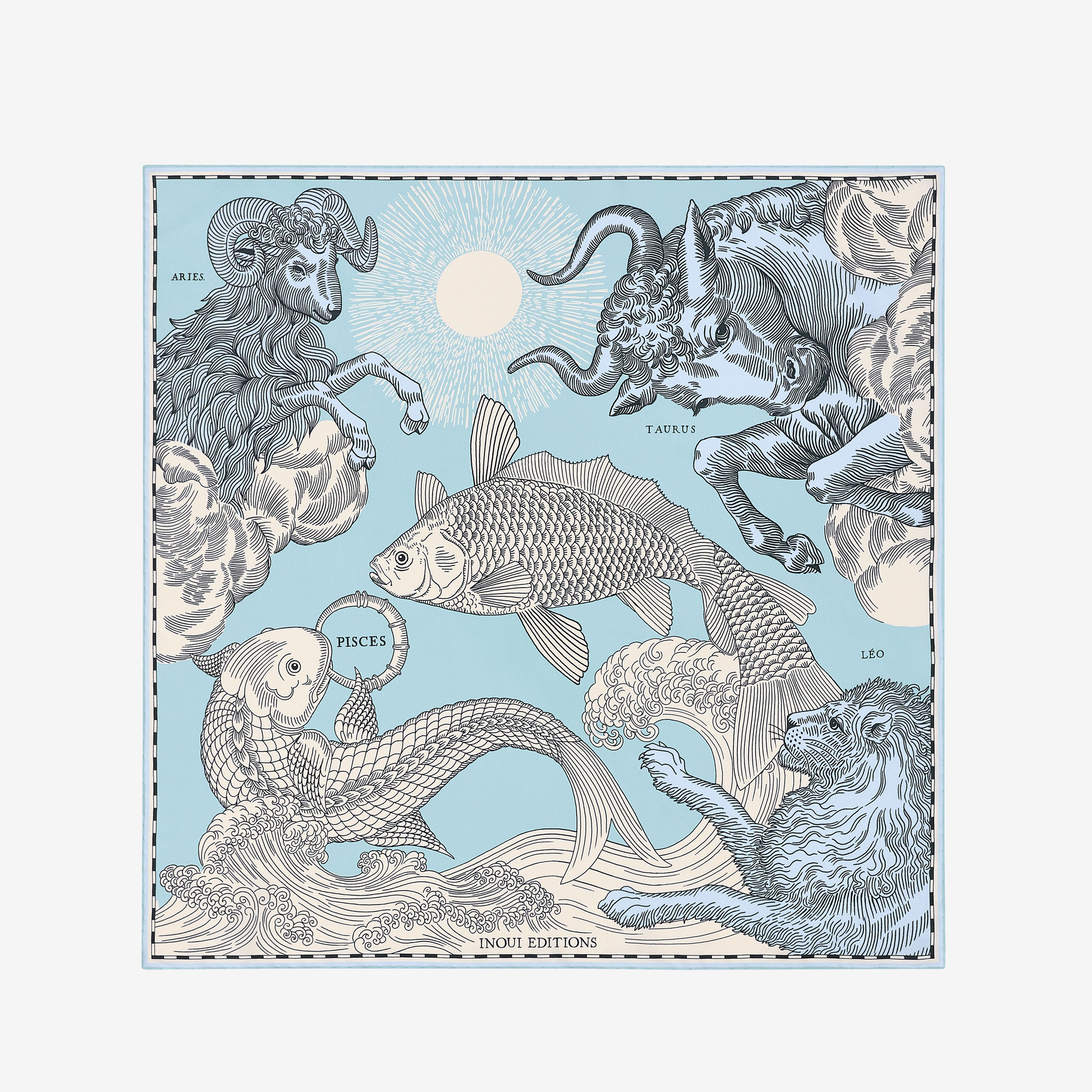 Square 65 - Astro Pisces - Blue