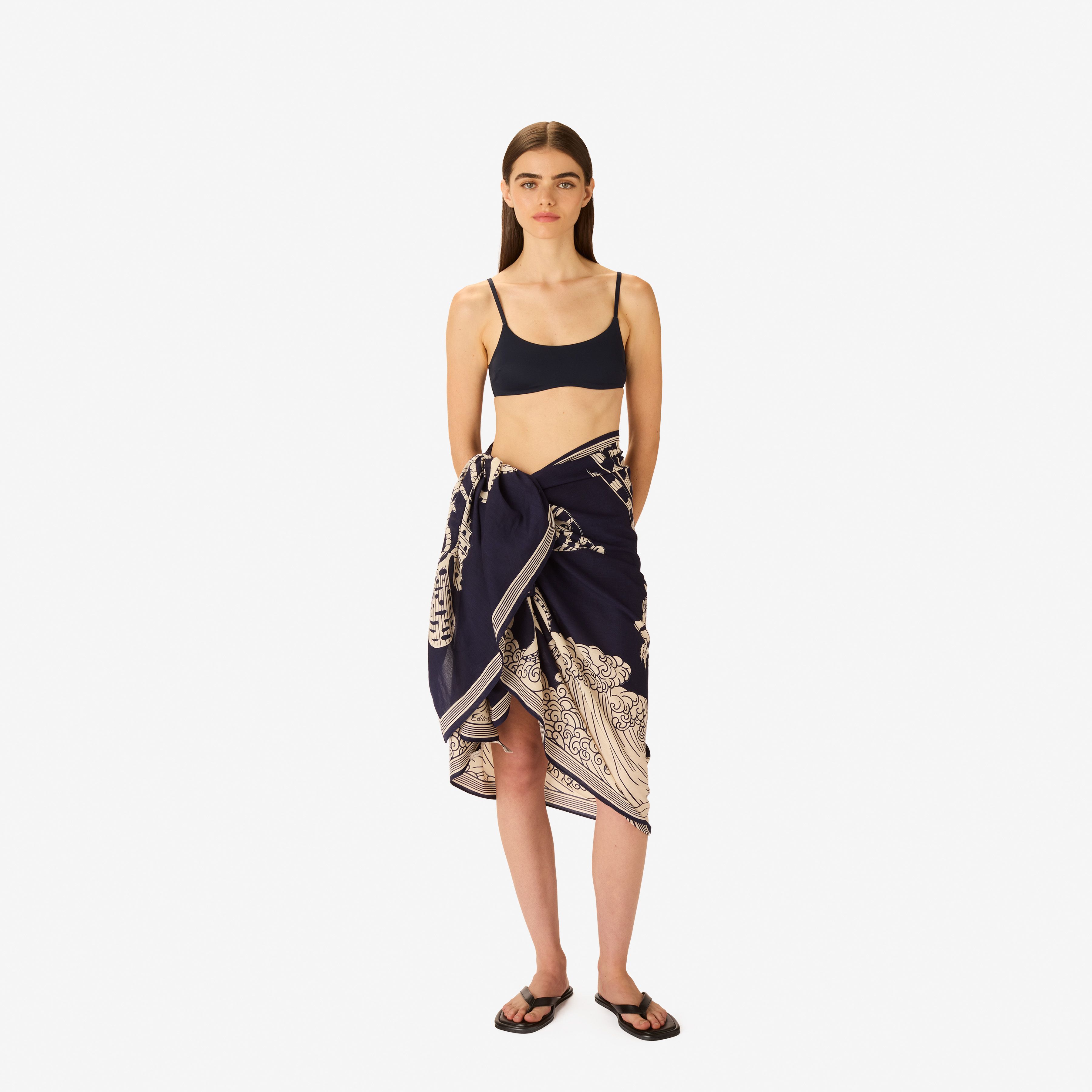 Scarf 100 - Vague - Navy