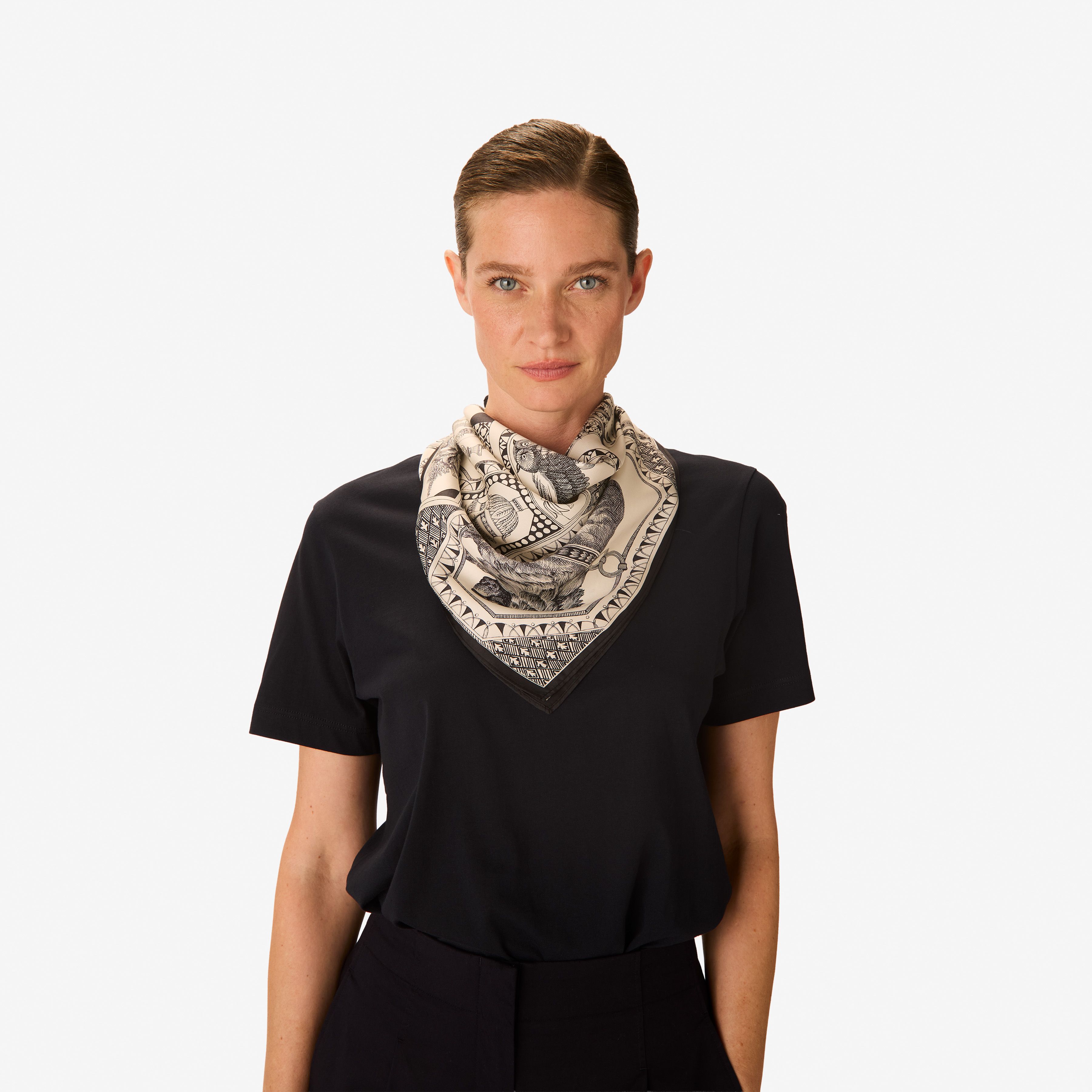 Square 65 - Barocco - Black