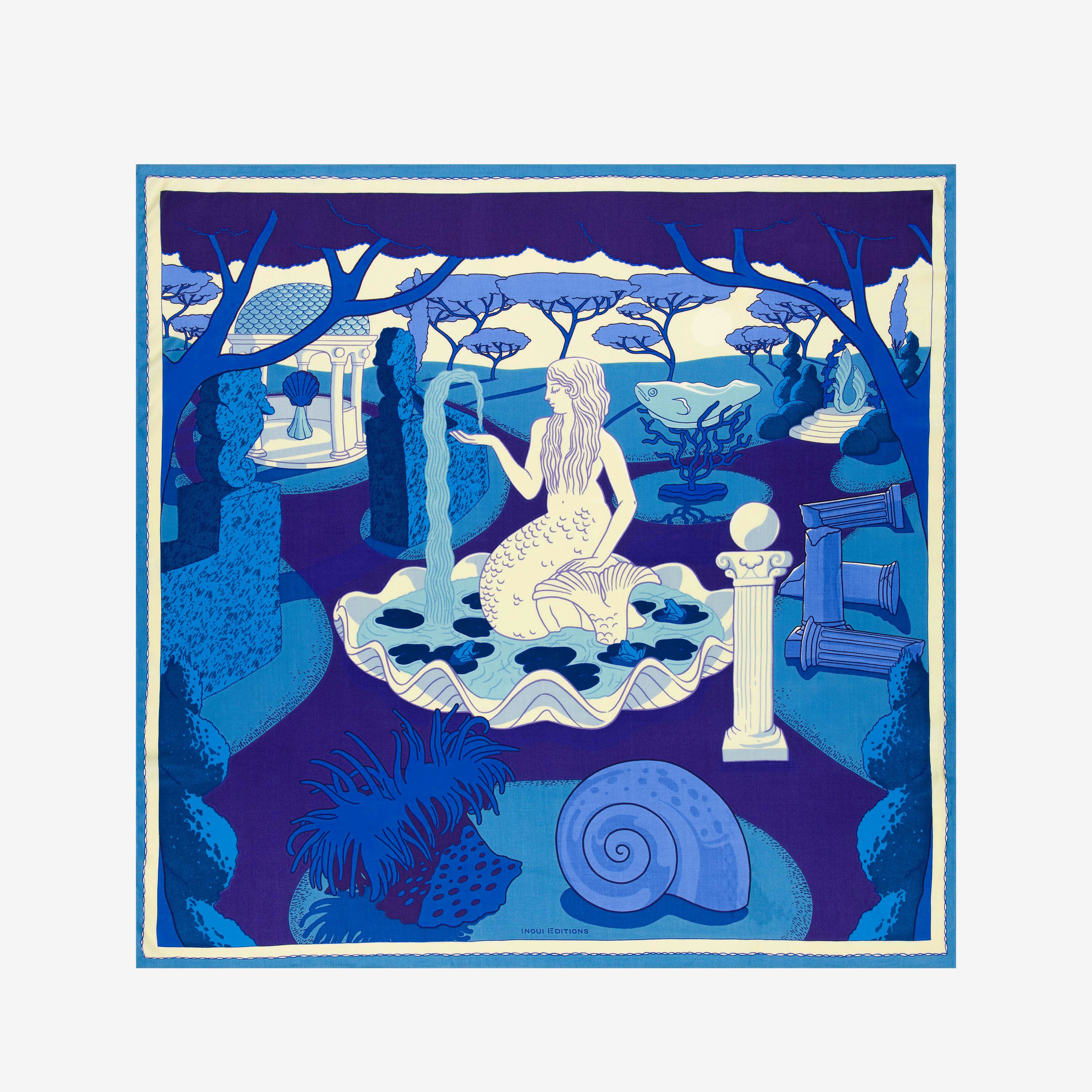 Square 100 - Jardin - Blue