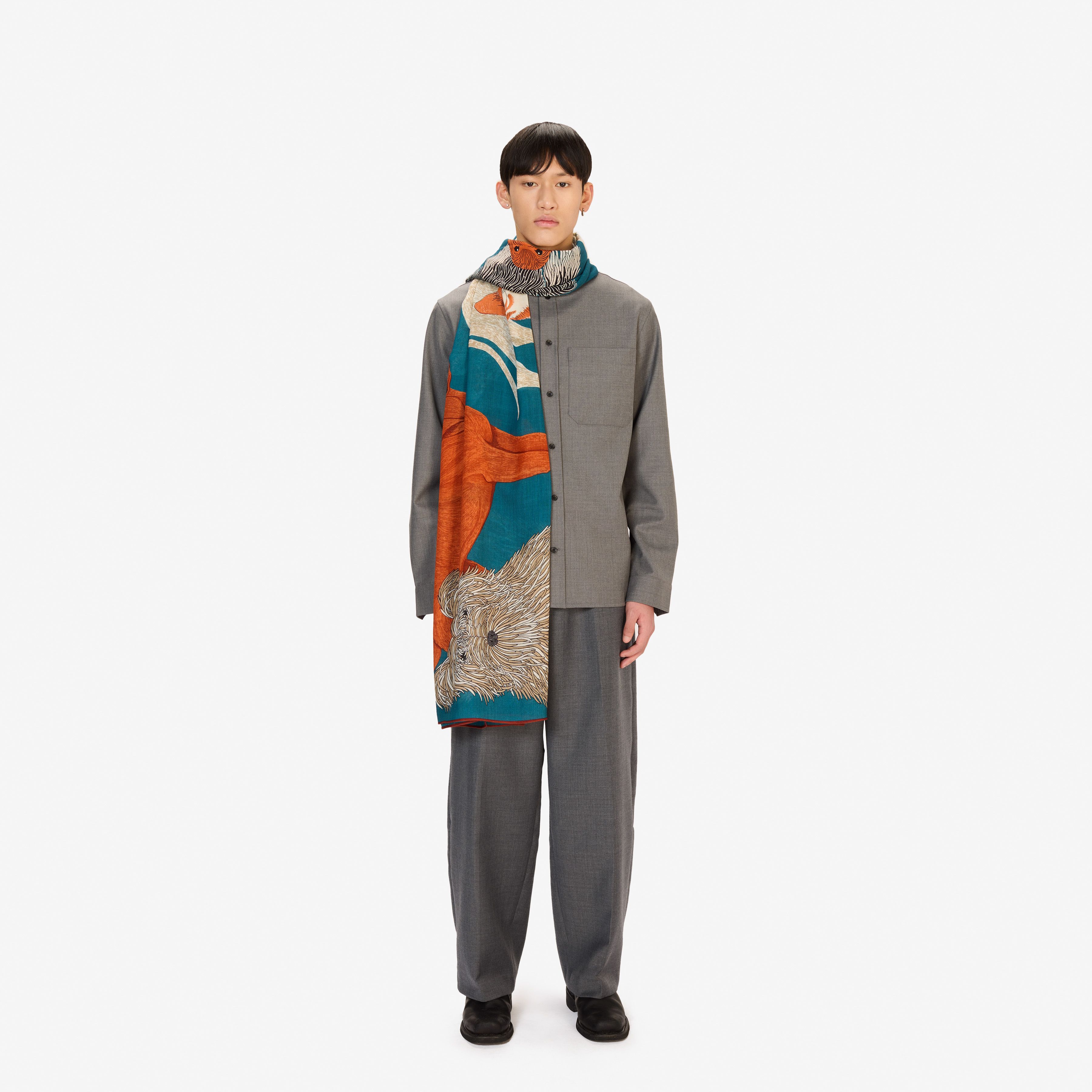 Scarf 100 - Toutou - Duck Blue