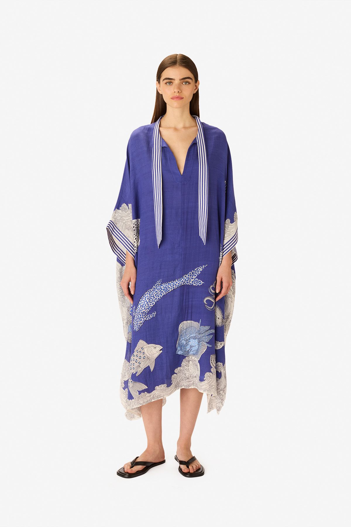 Kaftan Long - Poseidon - Navy