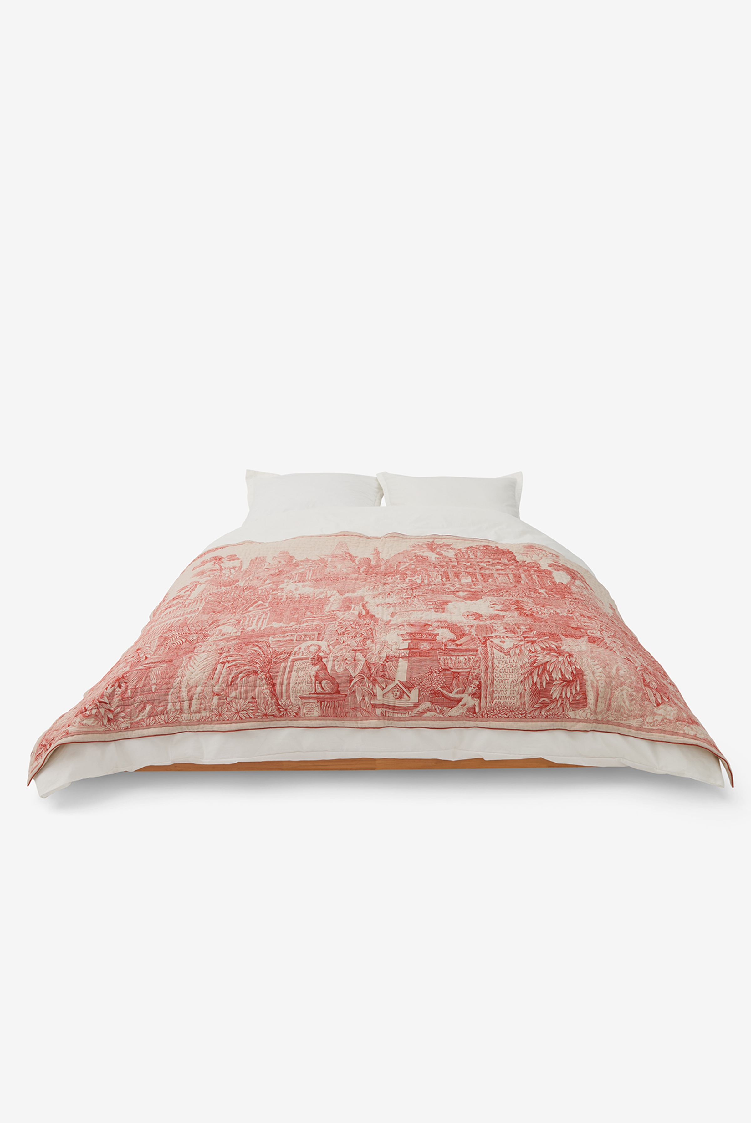 Quilted Cover 140 - Piranesi - Red