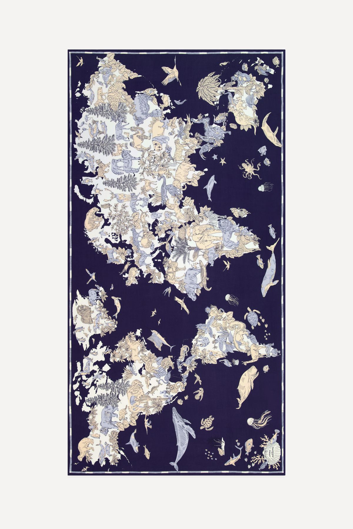 Scarf 100 - Atlas - Navy