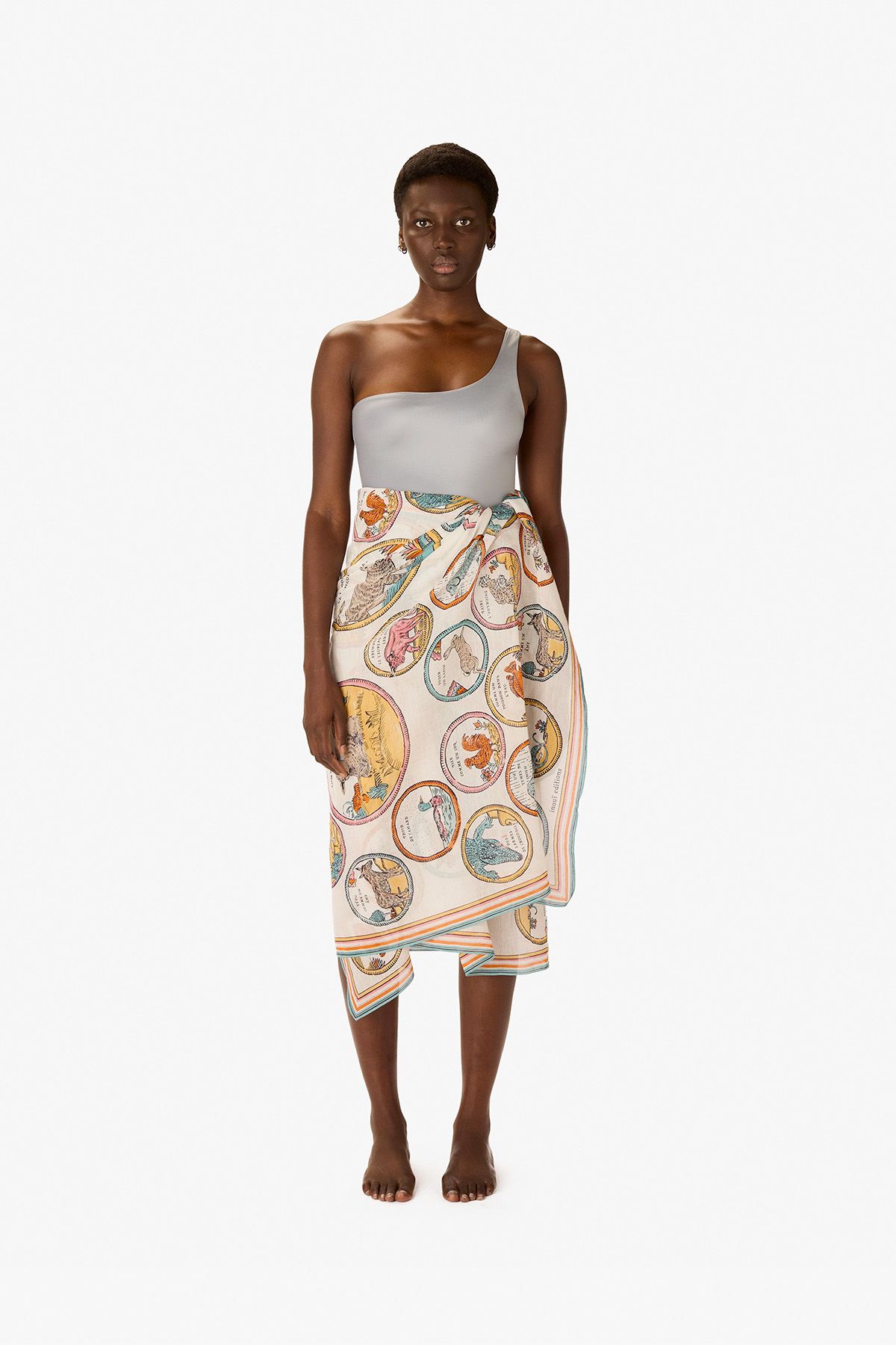 Scarf 100 - Chance Inoui - Off White