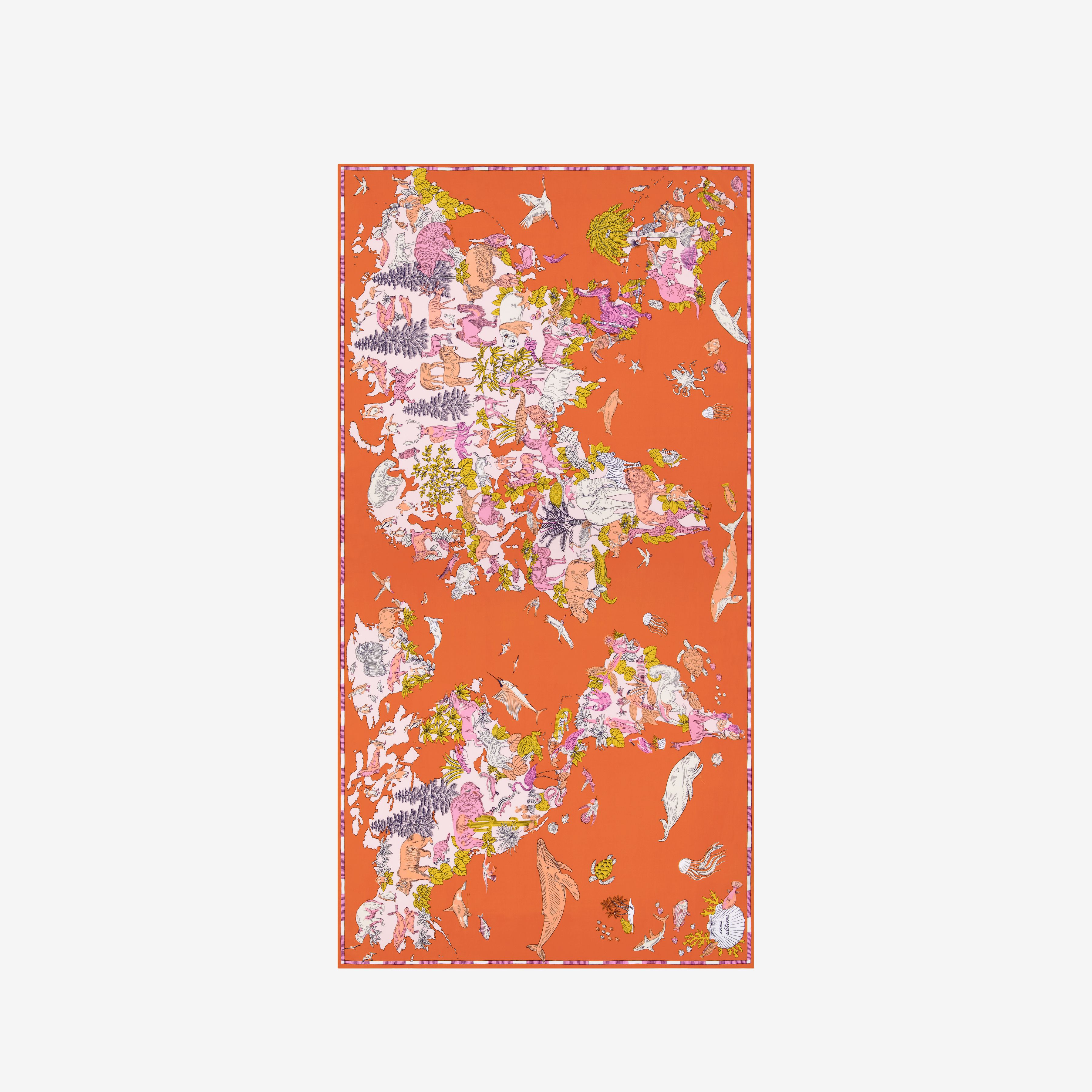 Scarf 100 - Atlas - Orange