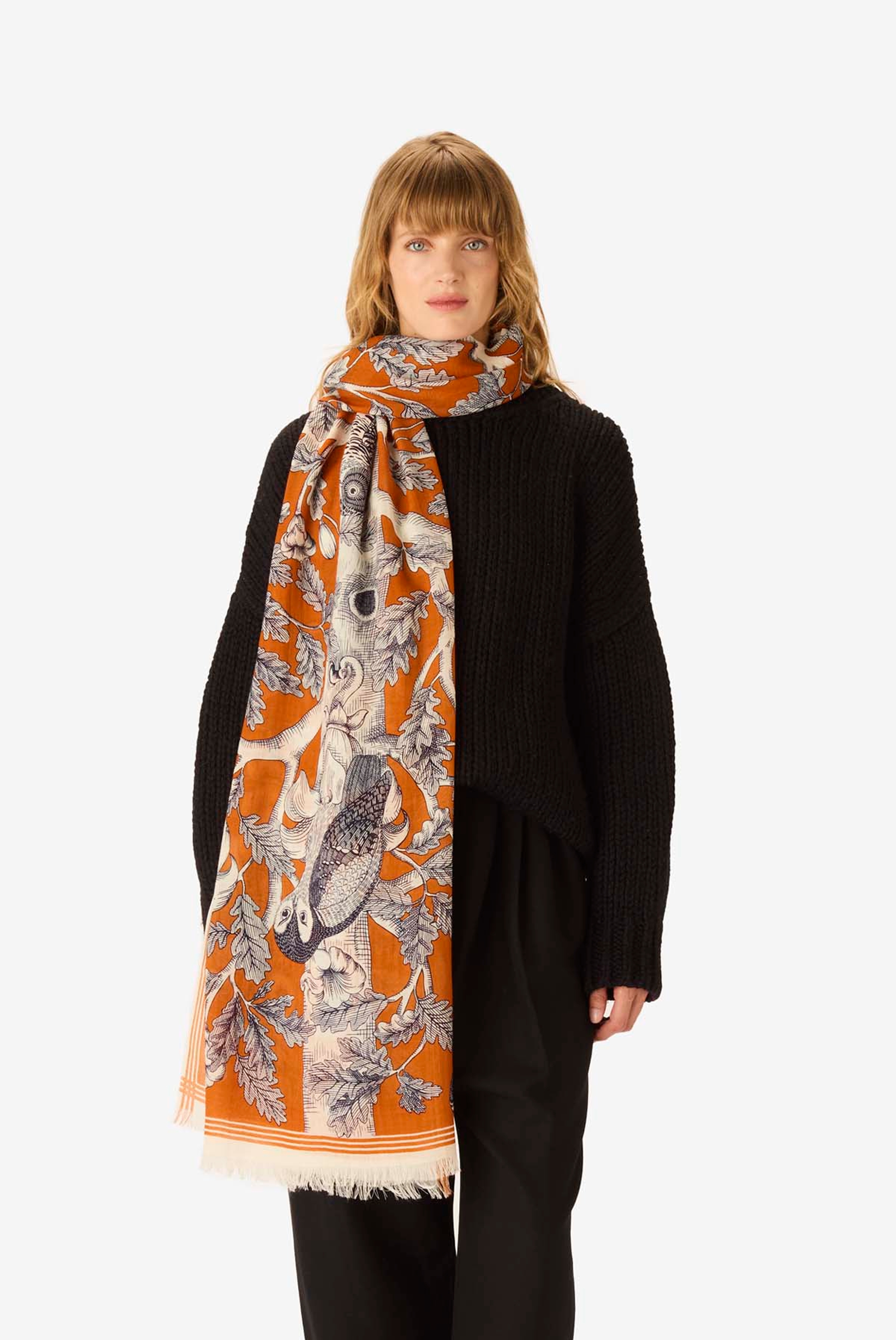 Scarf 100 - Archimede - Orange
