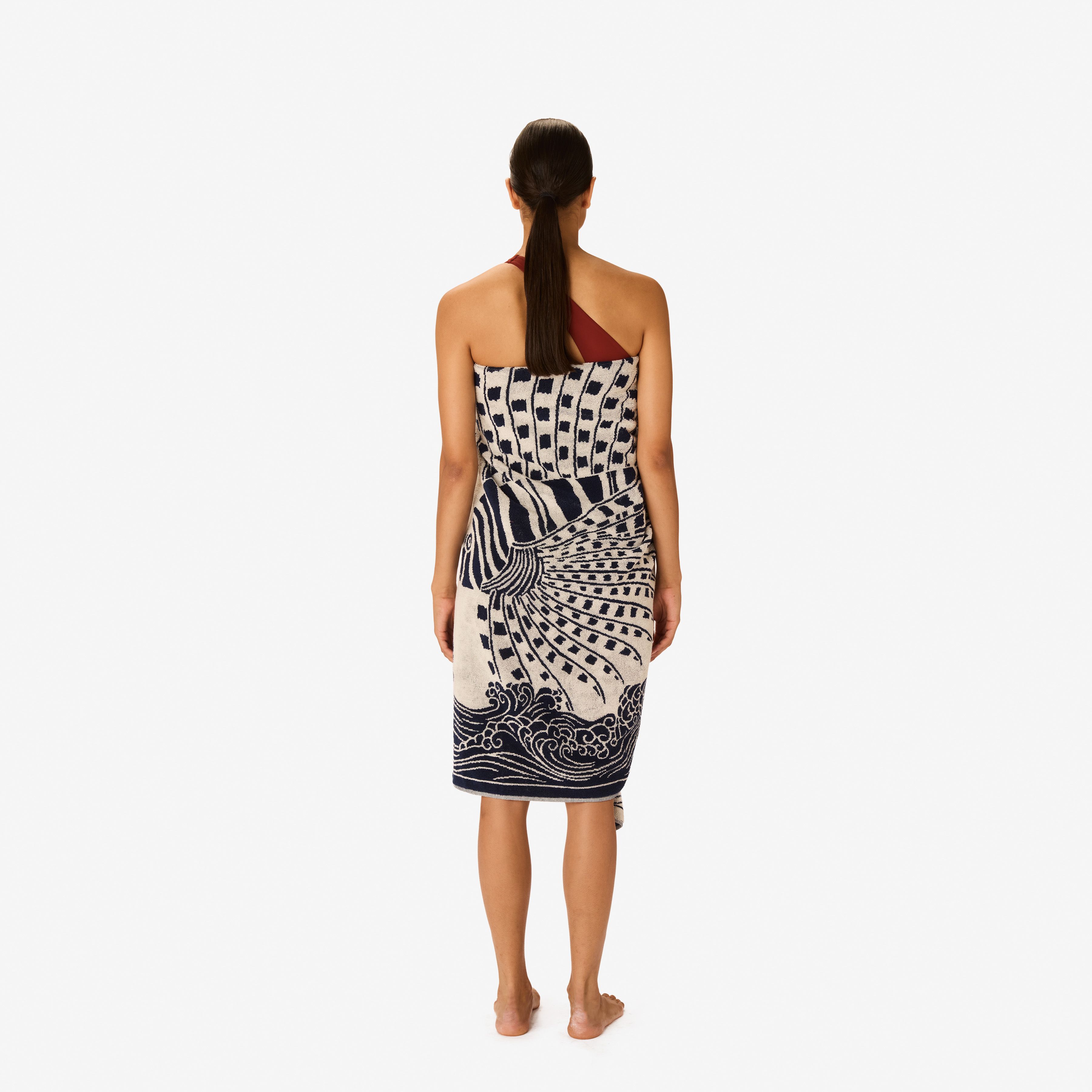 Beach Towel 100 - Poseidon - Navy