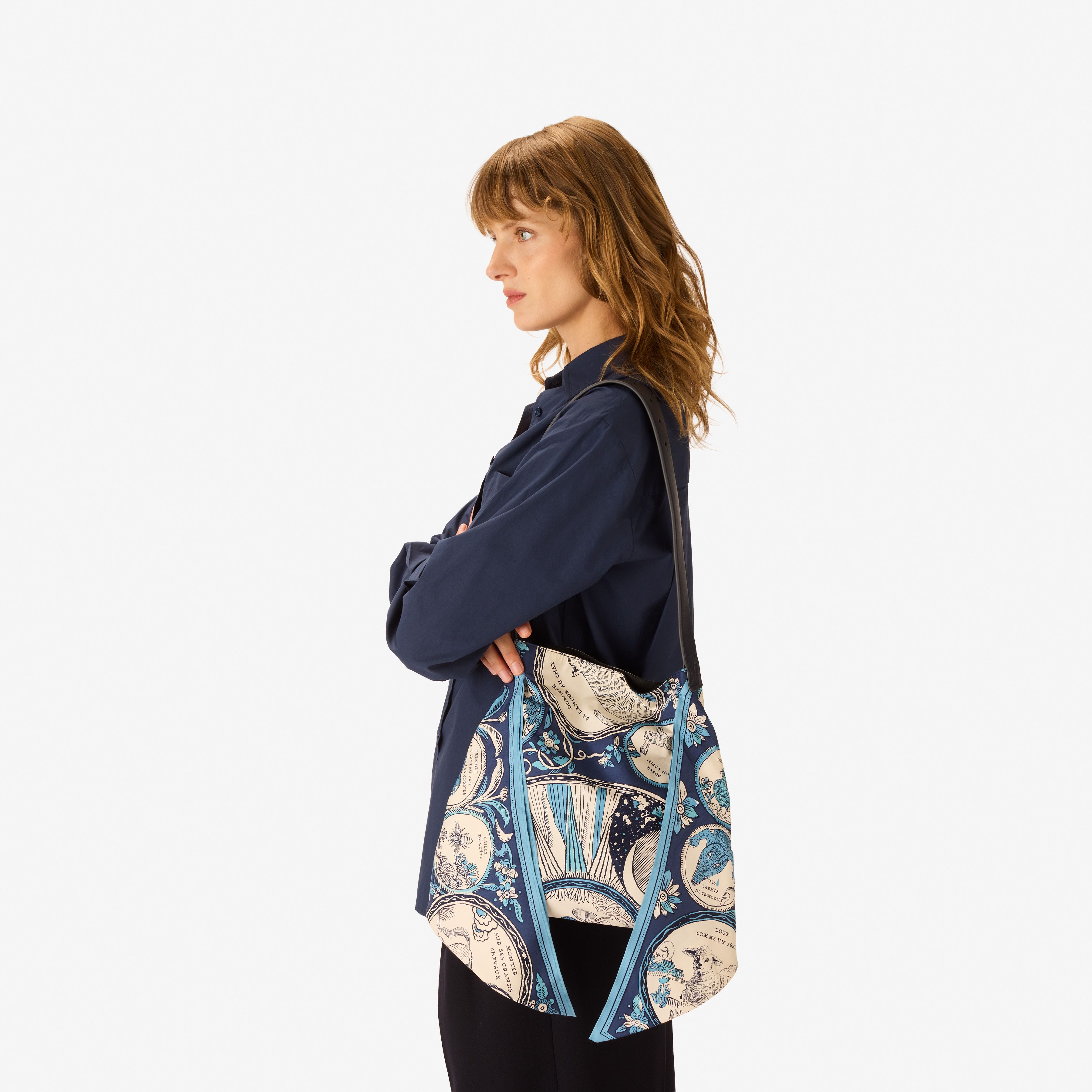 Scarf Bag - Chance Inoui - Navy