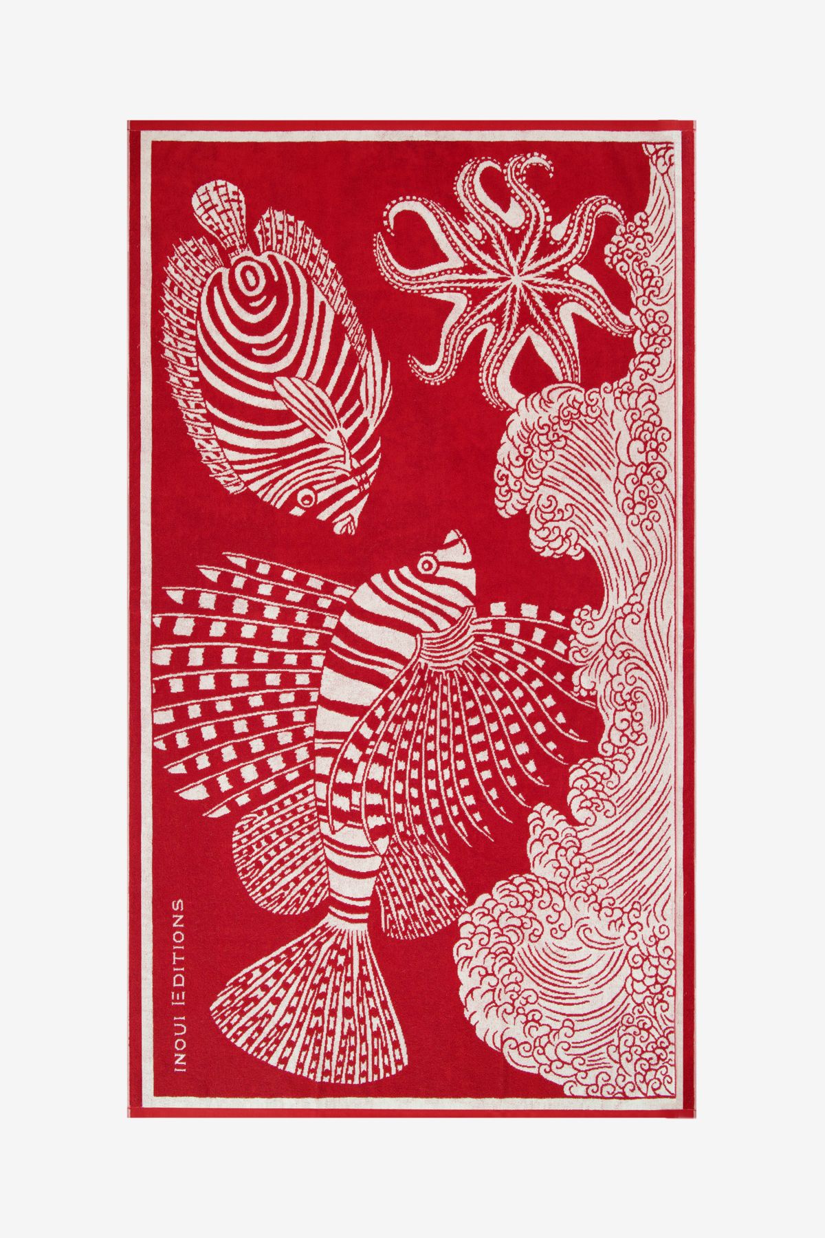 Beach Towel 100 - Poseidon - Red